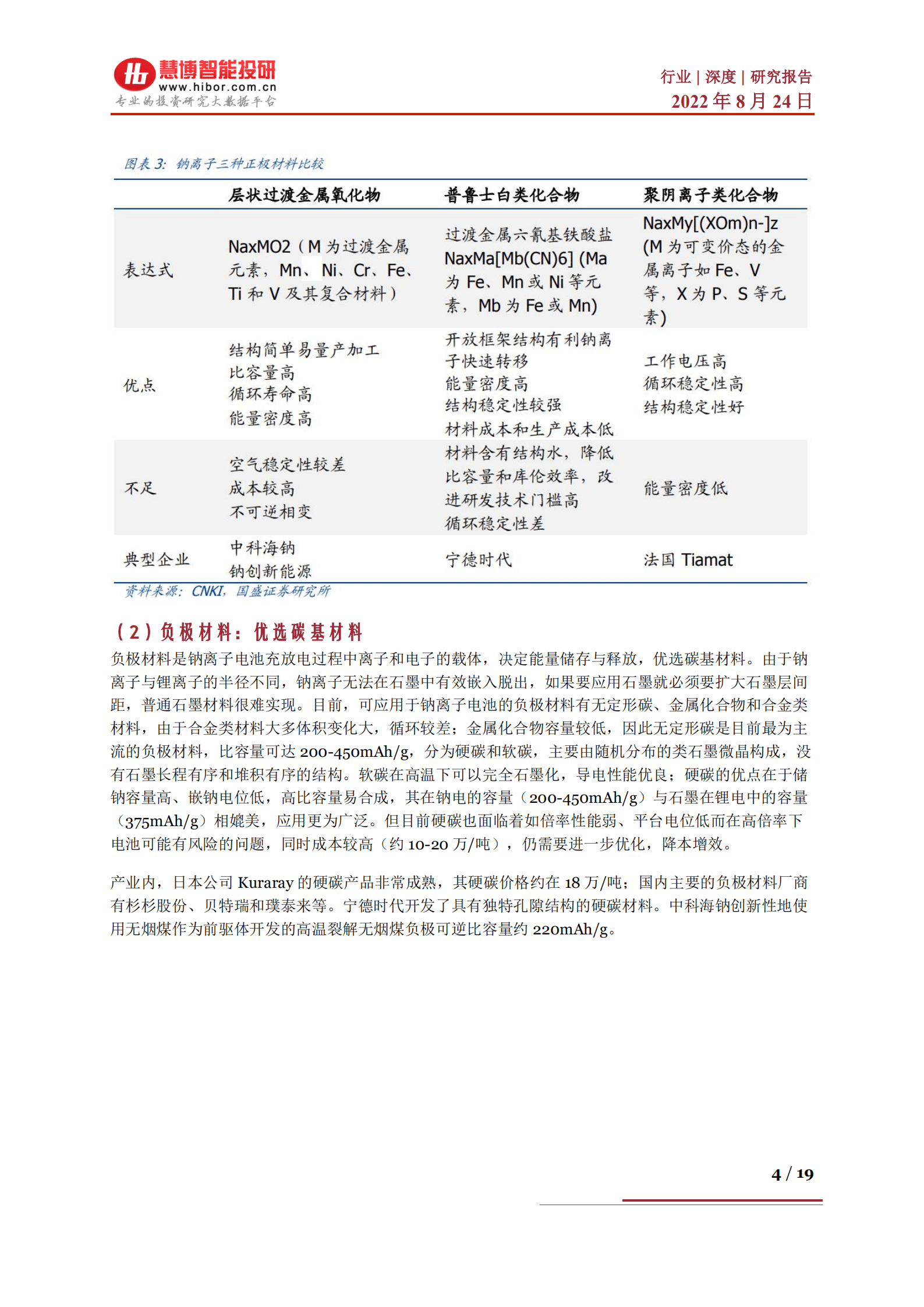 钠离子电池行业深度研究：钠离子电池，性能及优势、产业链及相关公司深度梳理-220824.pdf 第4页