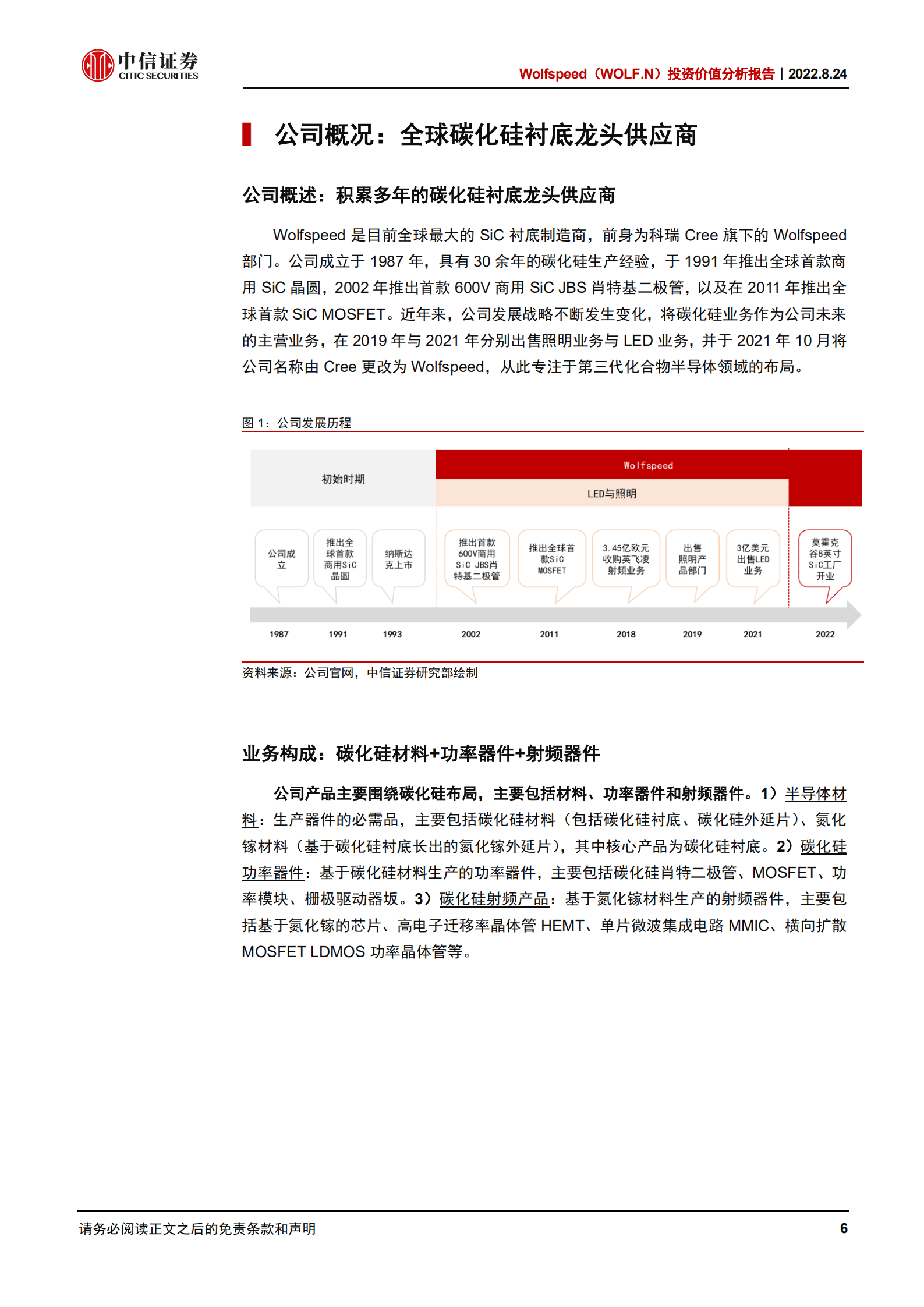 Wolfspeed：全球碳化硅衬底龙头，新能源车驱动中期成长-220824.pdf 第6页