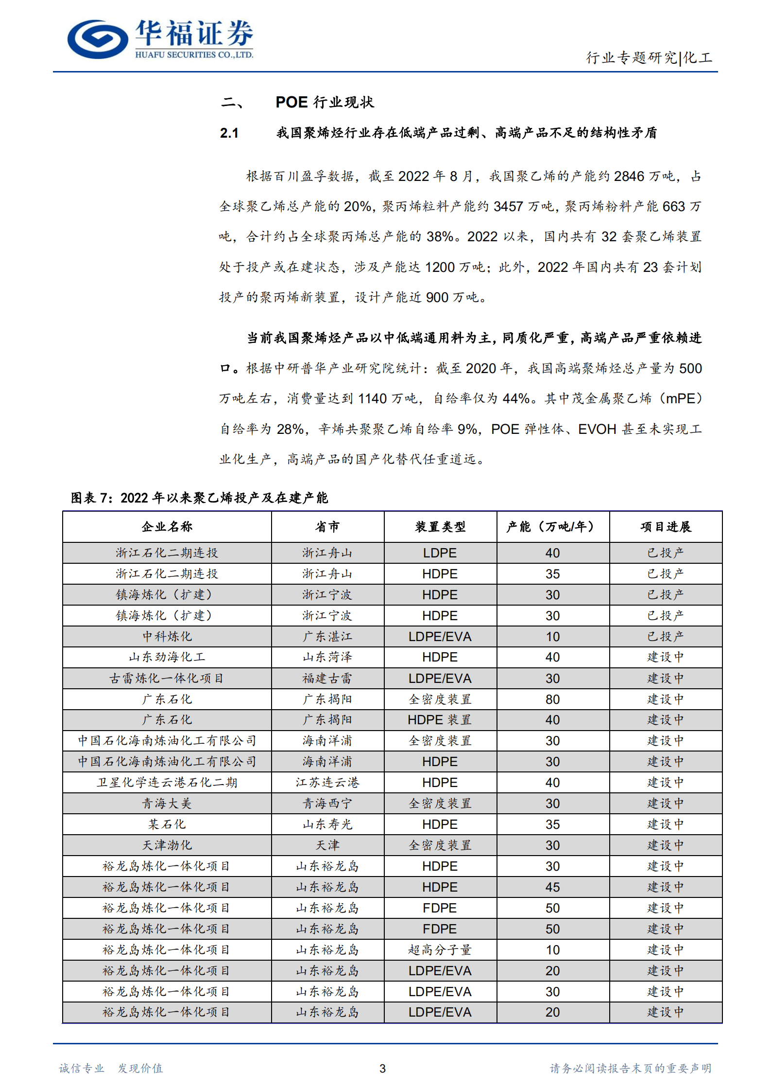 化工行业新材料专题：POE国产化进程加速，光伏拉动需求增长-220819.pdf 第6页