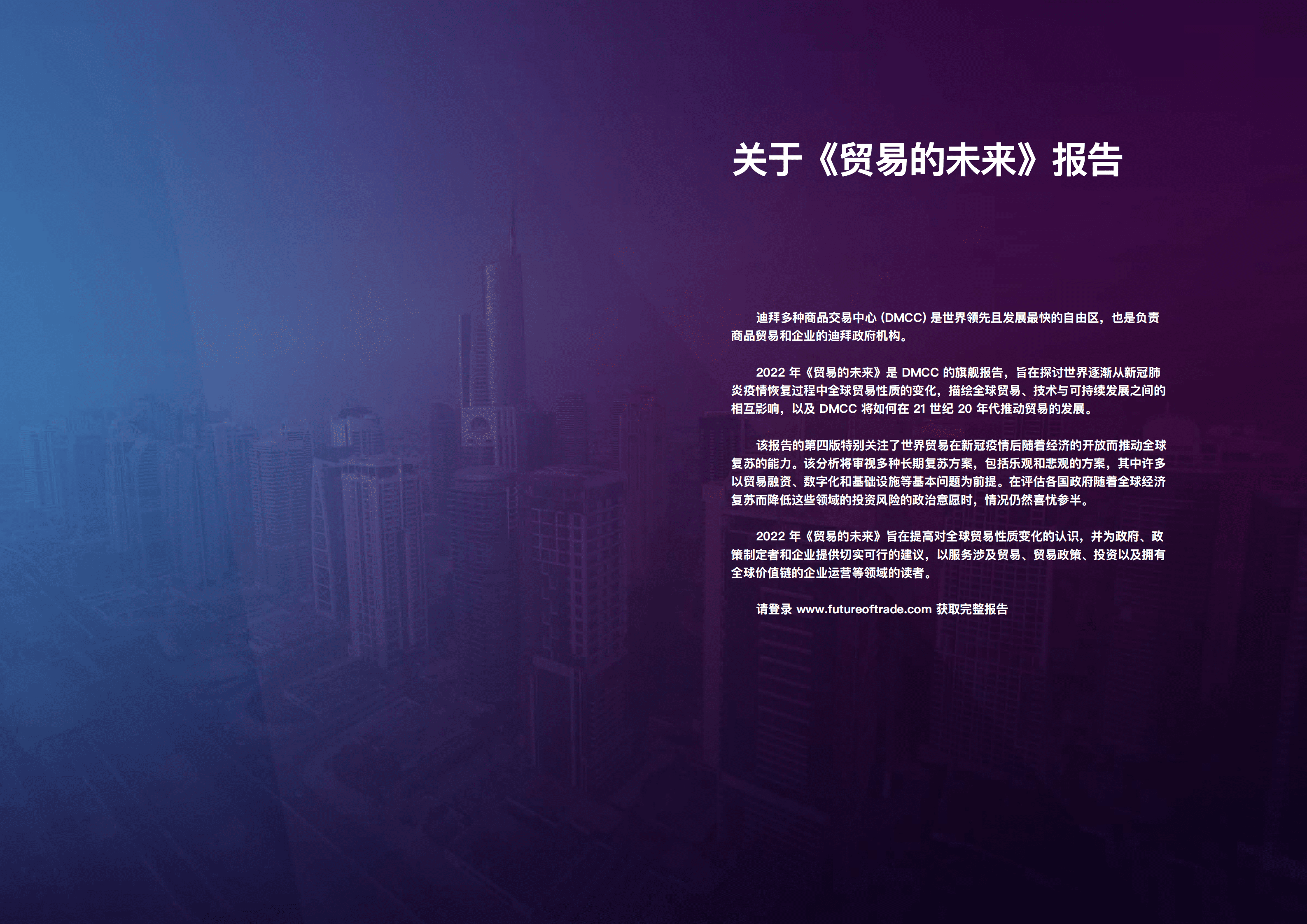 DMCC：2022贸易的未来：多边主义新时代下的全球贸易（中文摘要）.pdf 第2页