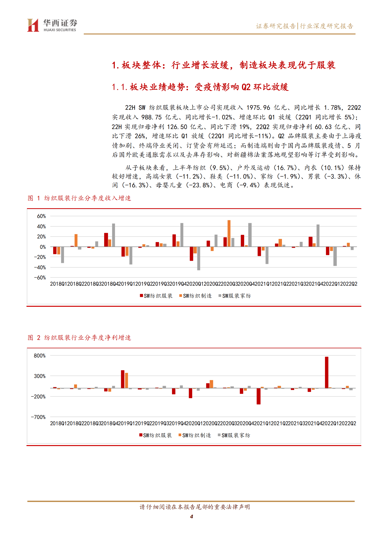 纺织服装行业2022中报总结：Q2承压，期待Q3服装改善-220906.pdf 第4页