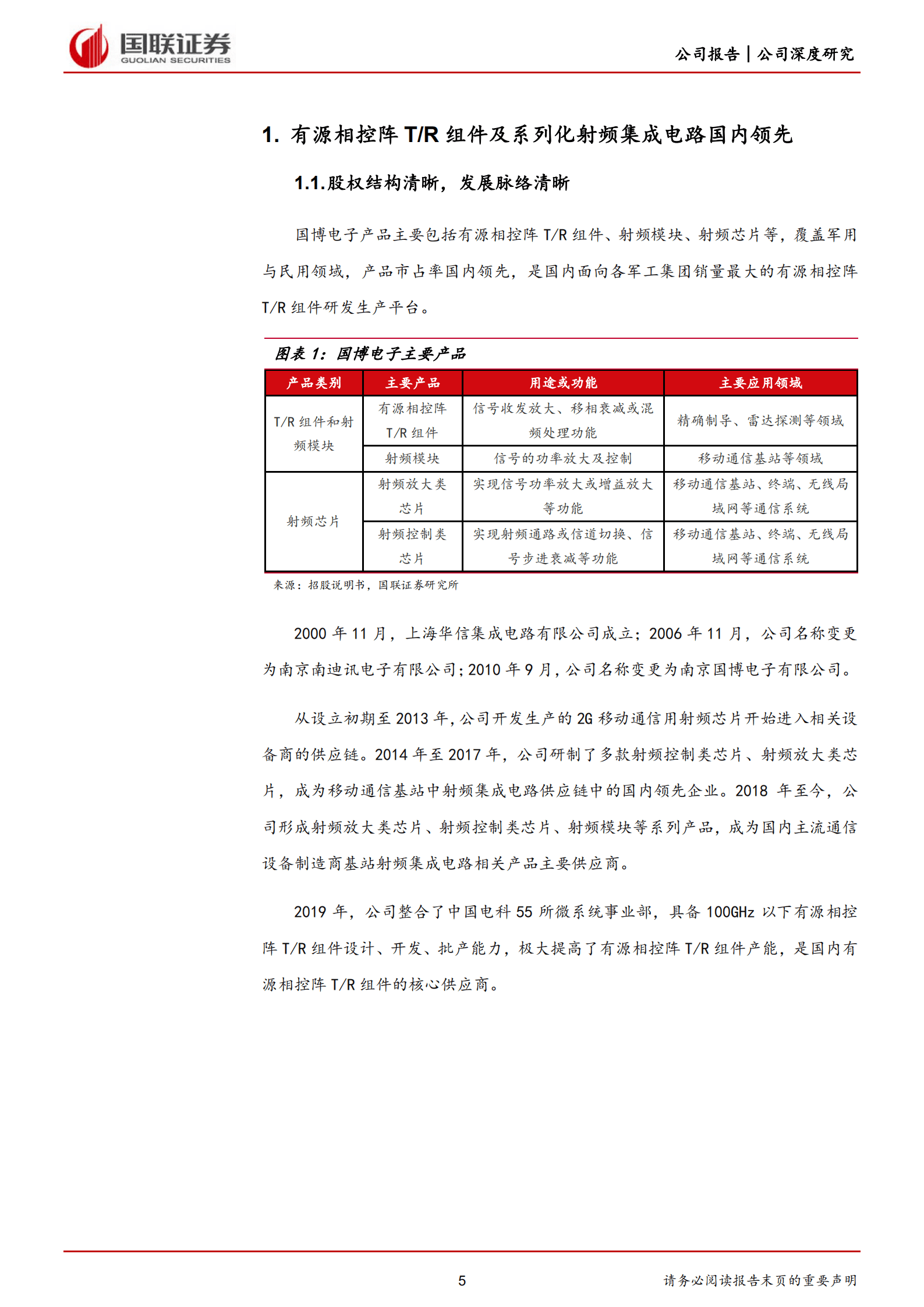 国博电子-搭建T R组件研制平台，掌握多波段核心技术-220906.pdf 第5页