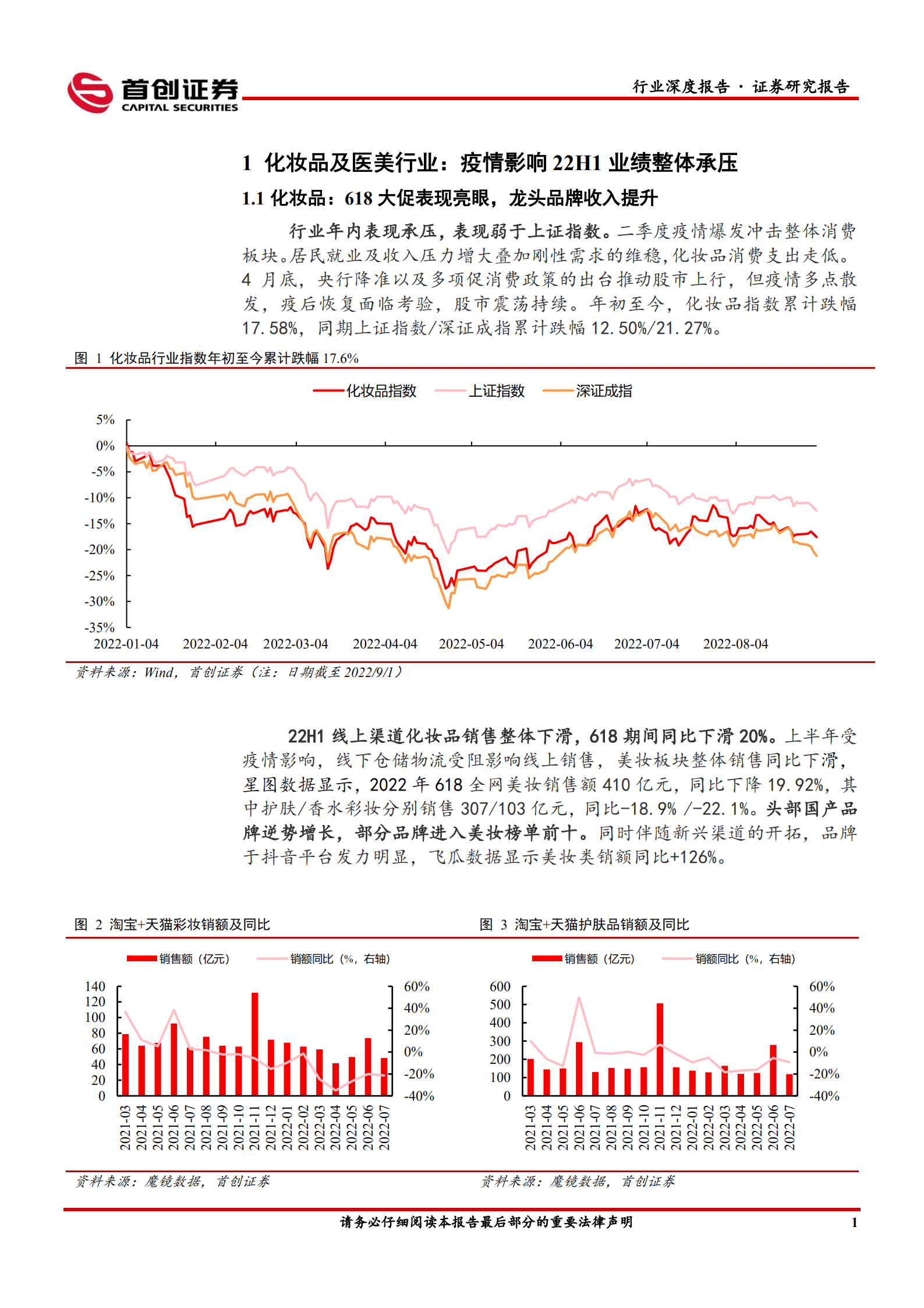 美容护理行业深度报告：22H1美妆中报总结，冰雪消融终有日，浅草柳絮又一春-220905.pdf 第5页