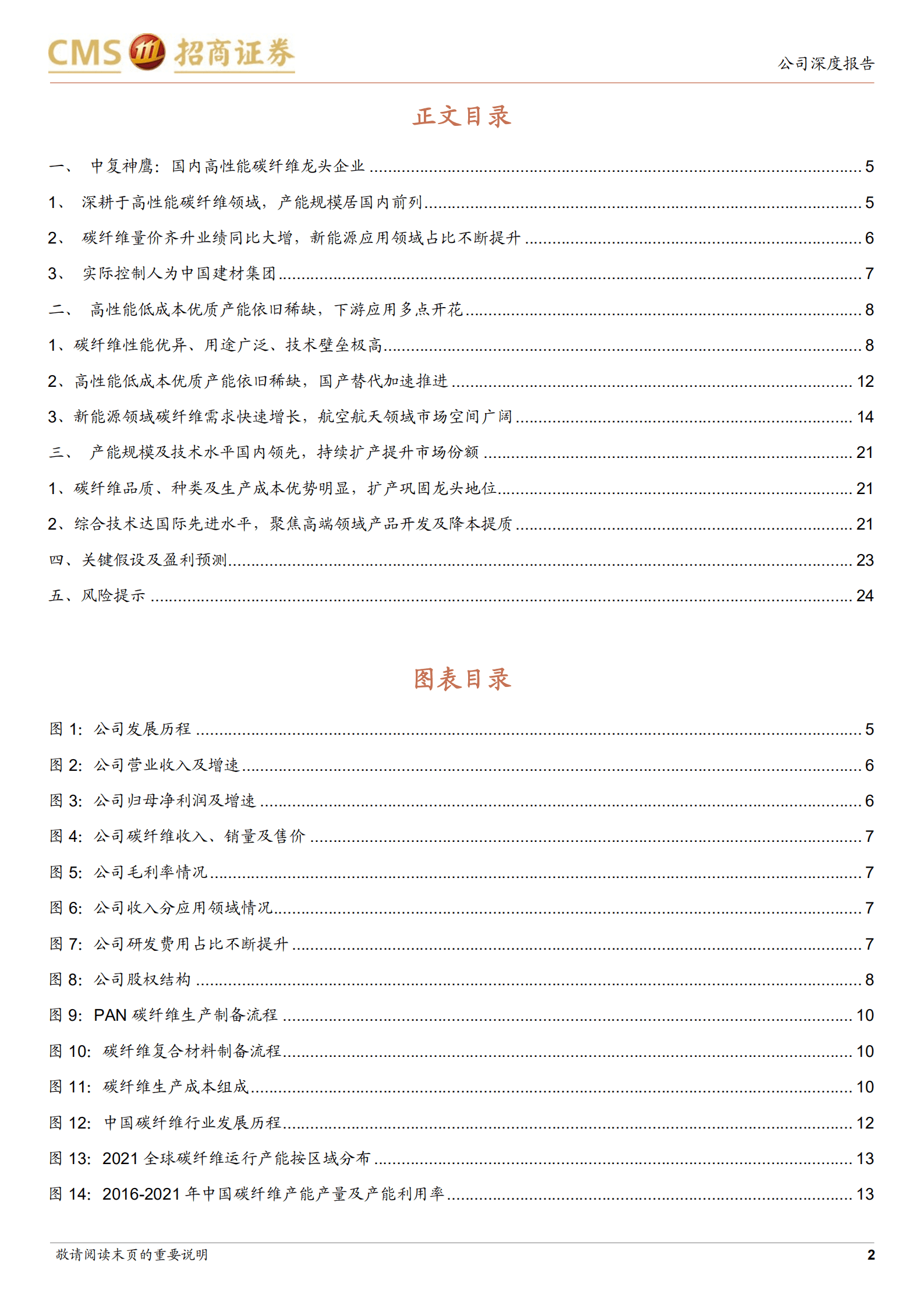 中复神鹰-高性能碳纤维龙头企业，持续扩产把握国产替代机遇-220905.pdf 第2页