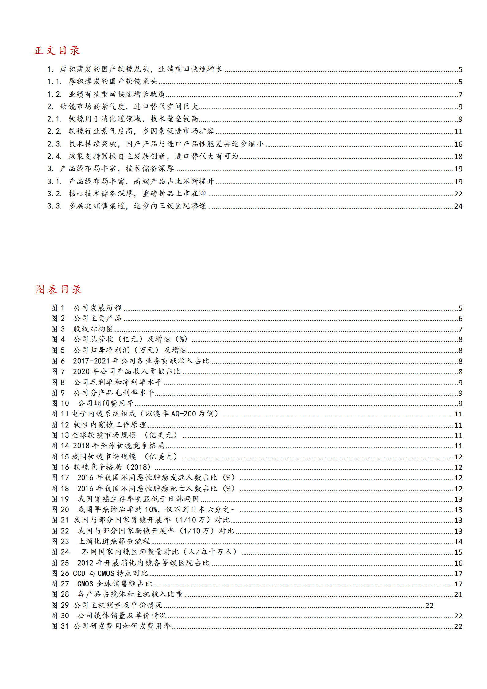 2022年软镜市场分析及澳华内镜产品布局研究报告.pdf 第1页