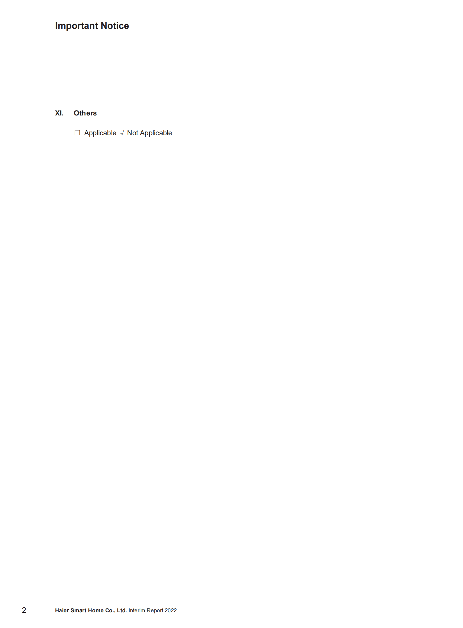 海尔智家股份有限公司2022年半年度报告（英文版）.PDF 第3页