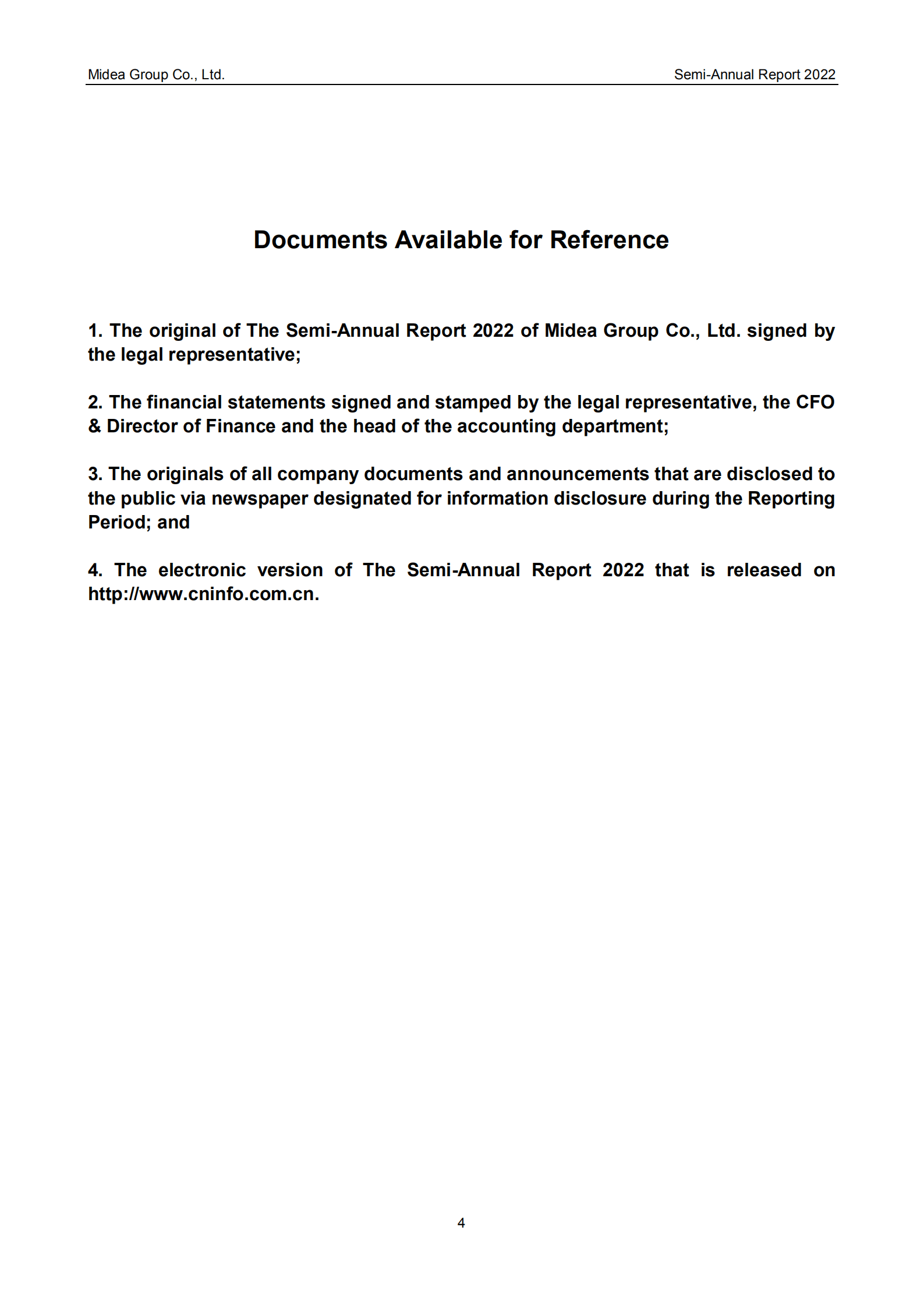 美的集团股份有限公司2022年半年度报告（英文版）.PDF 第4页