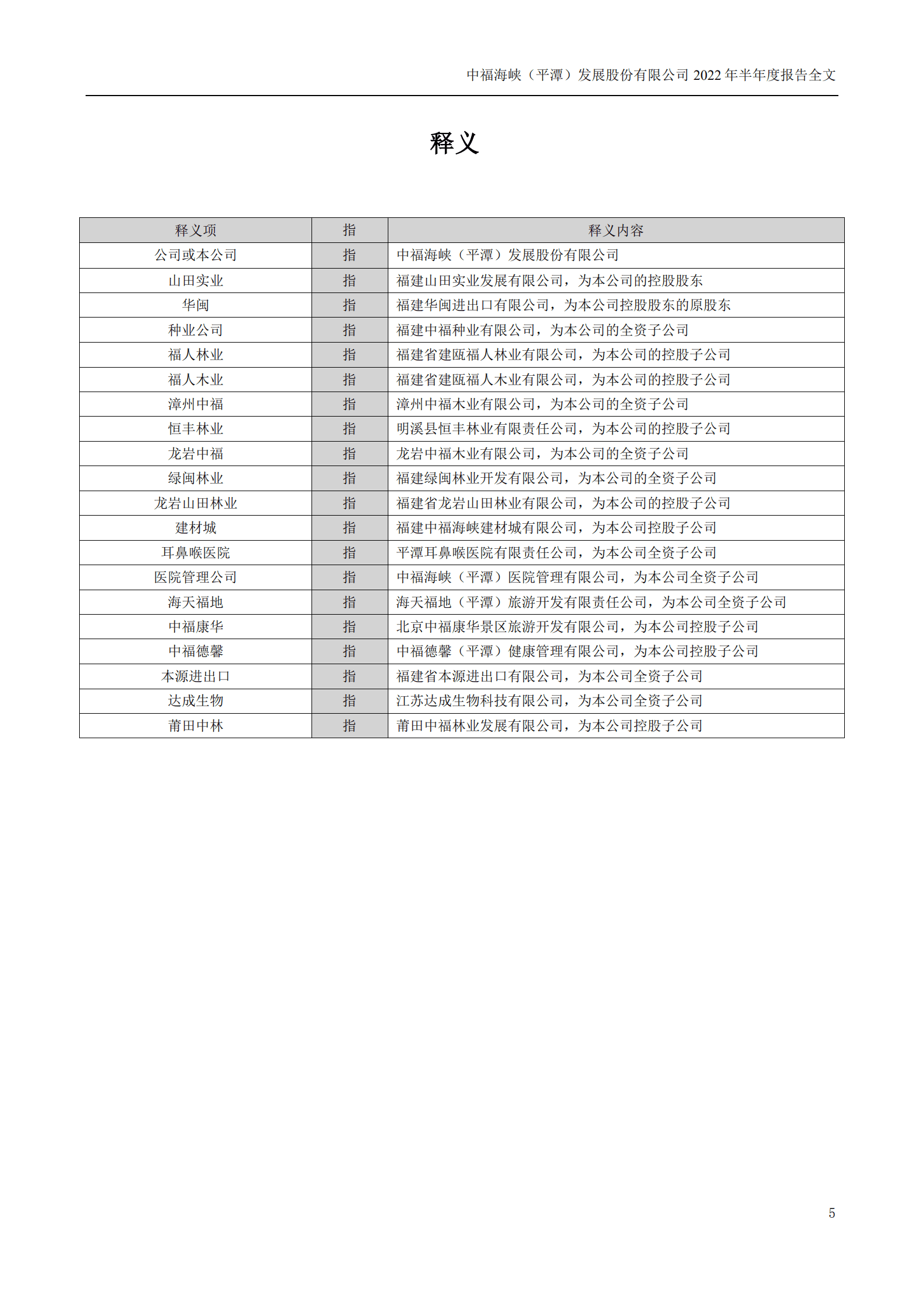 中福海峡（平潭）发展股份有限公司2022年半年度报告.PDF 第5页