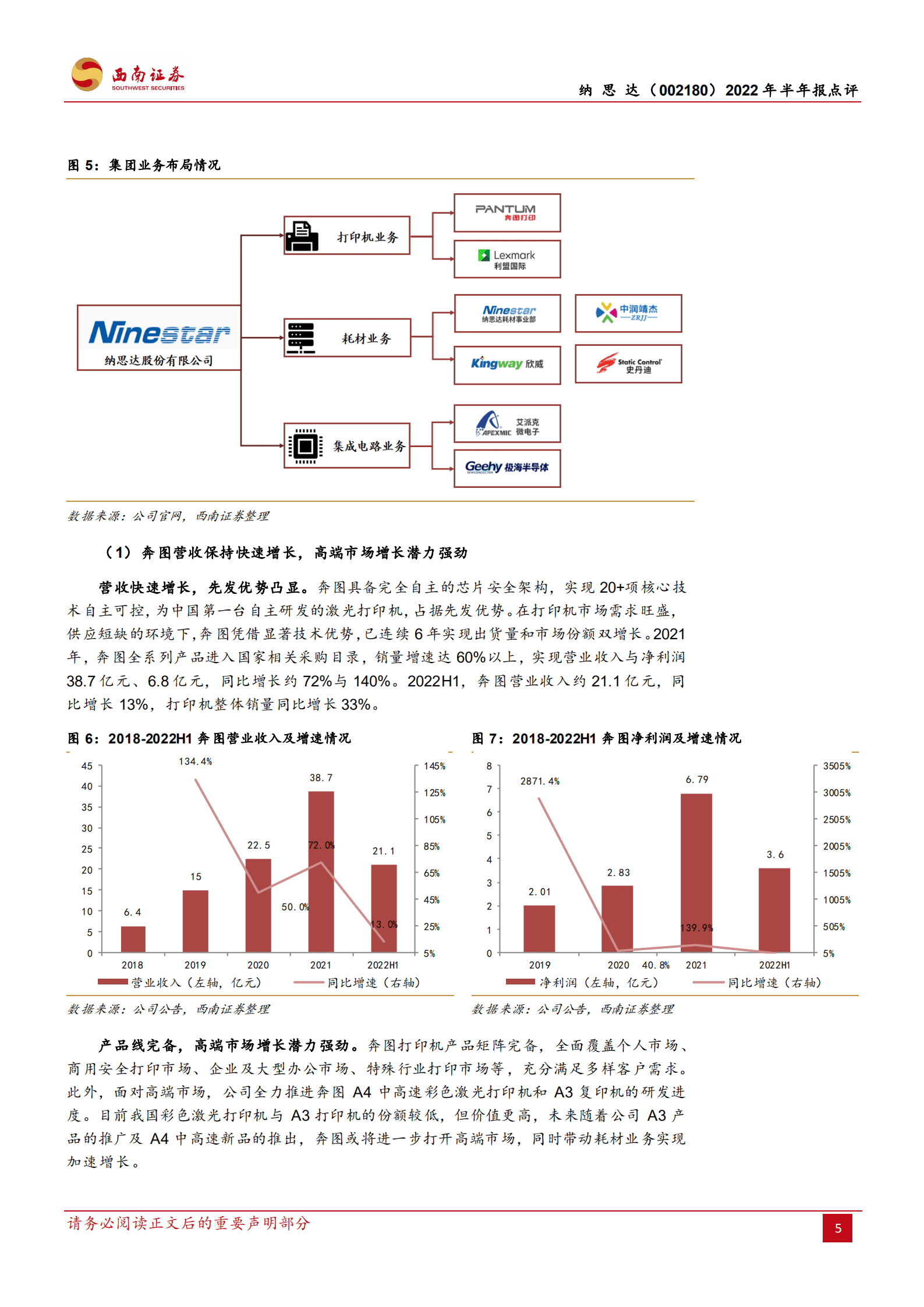 纳思达-国产打印机龙头，全链布局延续高增-220830.pdf 第5页