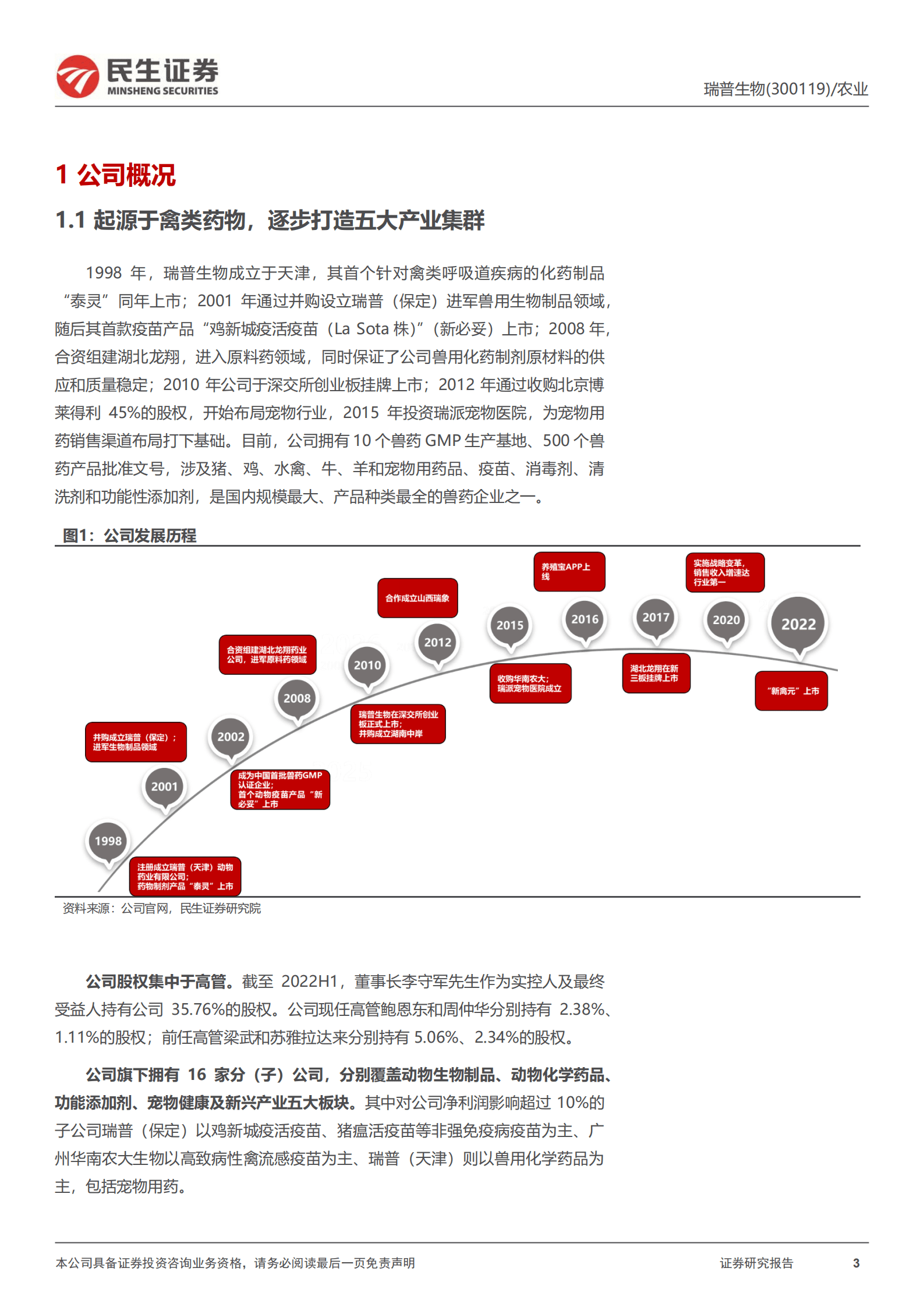 瑞普生物-深度报告：内生外延扩张业务，禽用药龙头向宠物药进军-220904.pdf 第3页