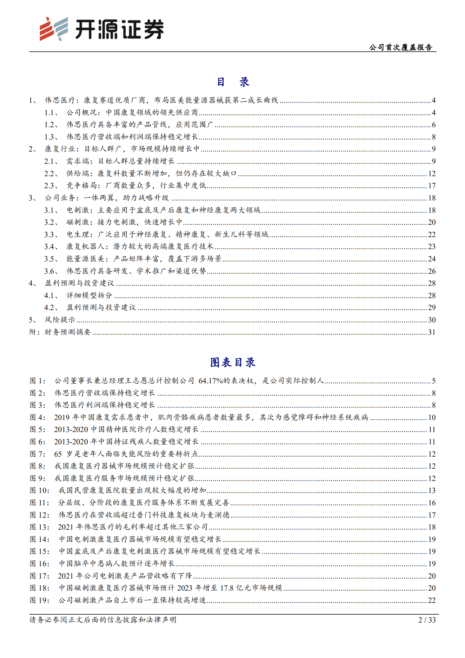 伟思医疗-公司首次覆盖：康复赛道优质厂商，布局医美获第二成长曲线.pdf 第2页