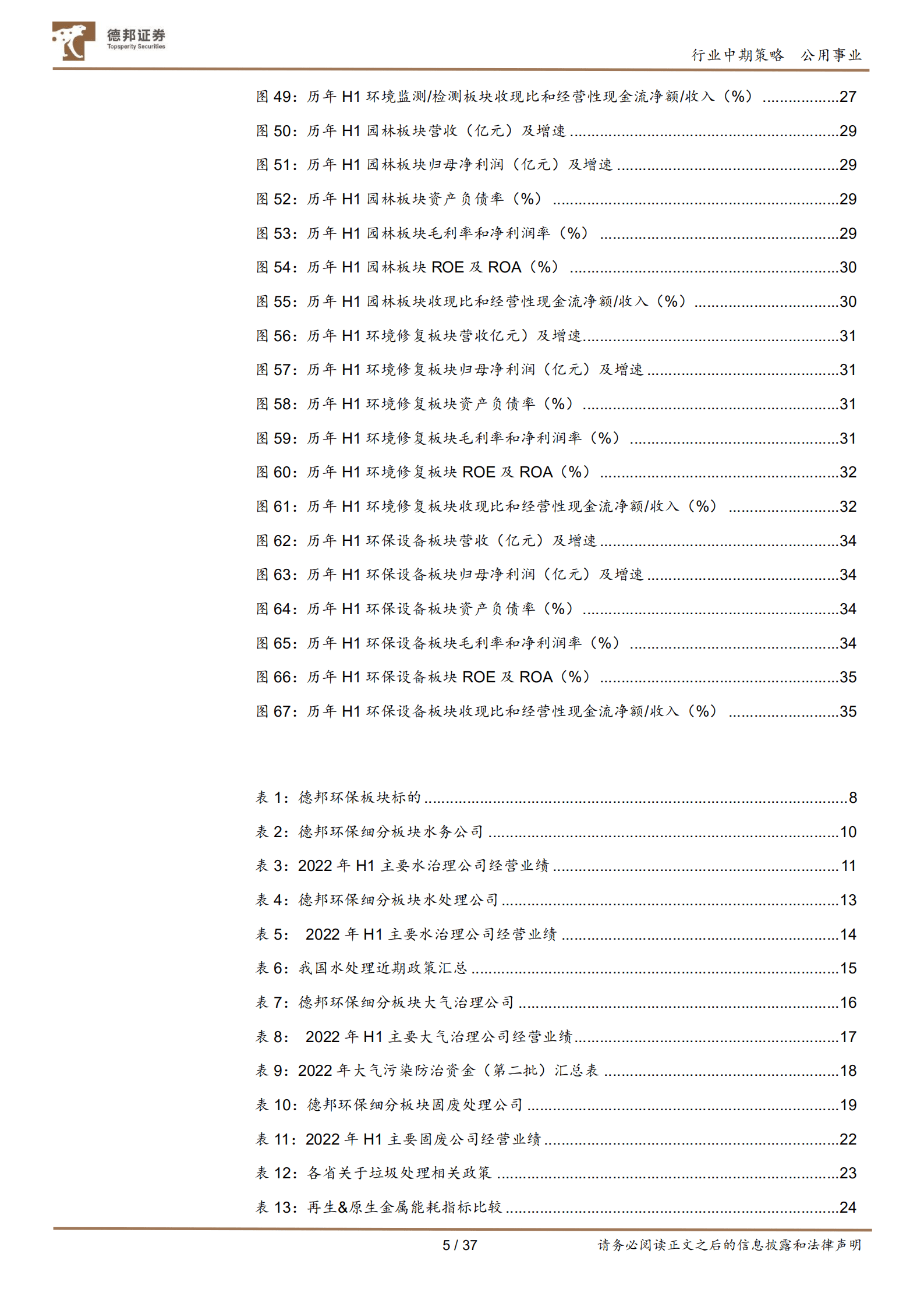 环保行业板块2022中报总结：基建投资加快有望带来估值修复，高质量发展是行业趋势-220915.pdf 第5页
