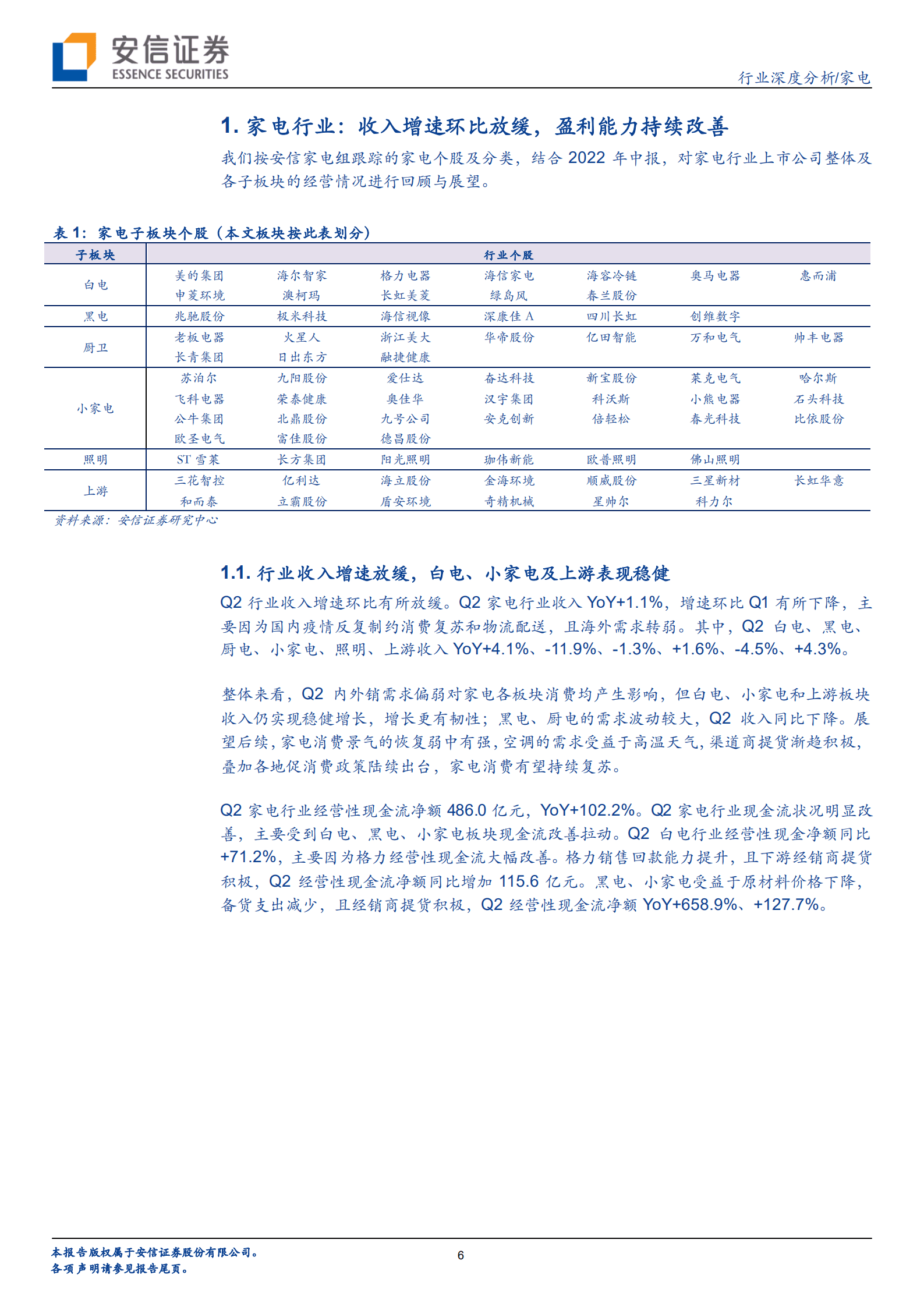 家电行业深度分析：剪刀差效应显现，盈利延续改善趋势-220912.pdf 第6页