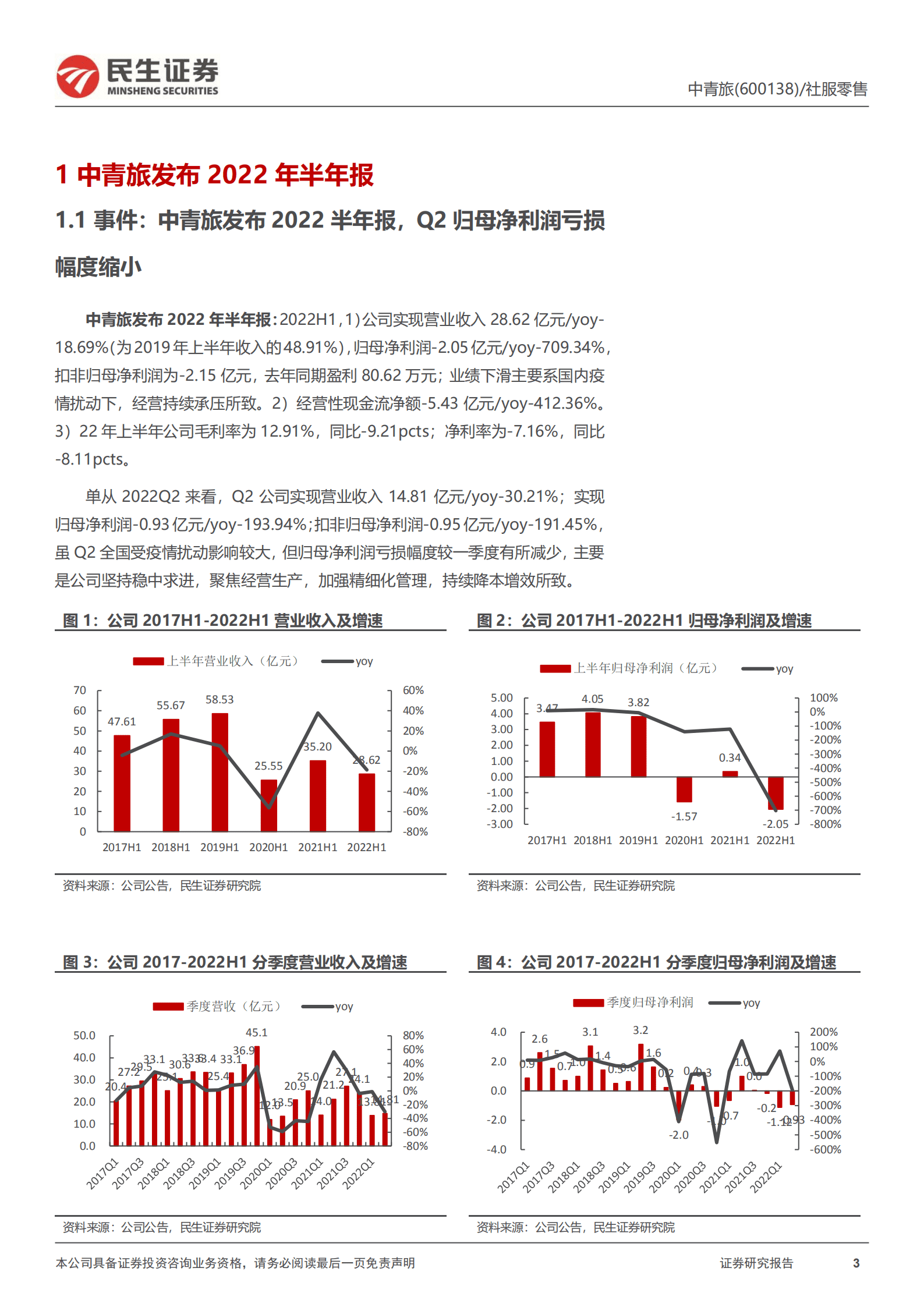 中青旅：蓄力疫后发展，景区客流空间未来有望持续扩大-220914.pdf 第3页