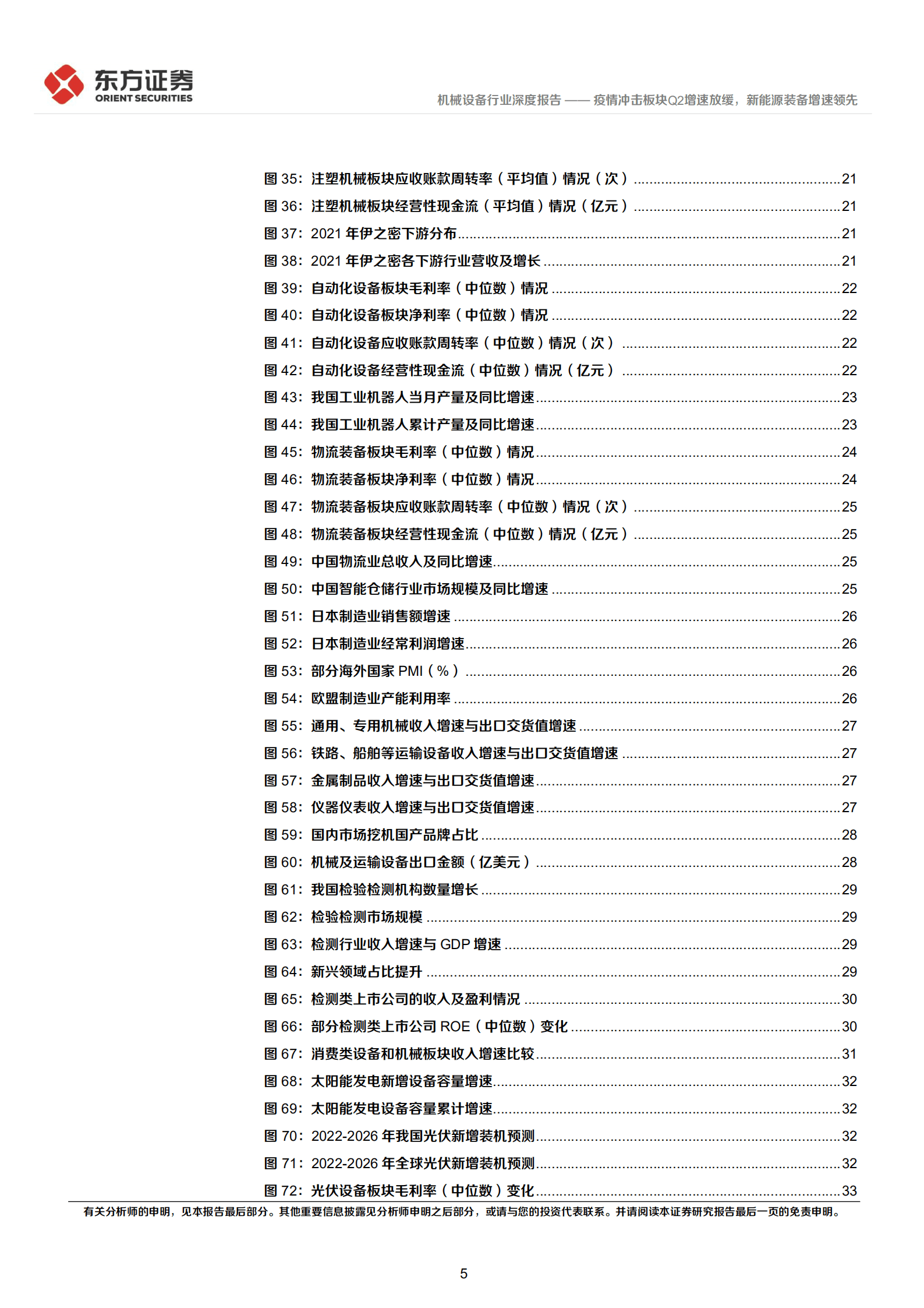 机械设备行业中报综述：疫情冲击板块Q2增速放缓，新能源装备增速领先-220913.pdf 第5页