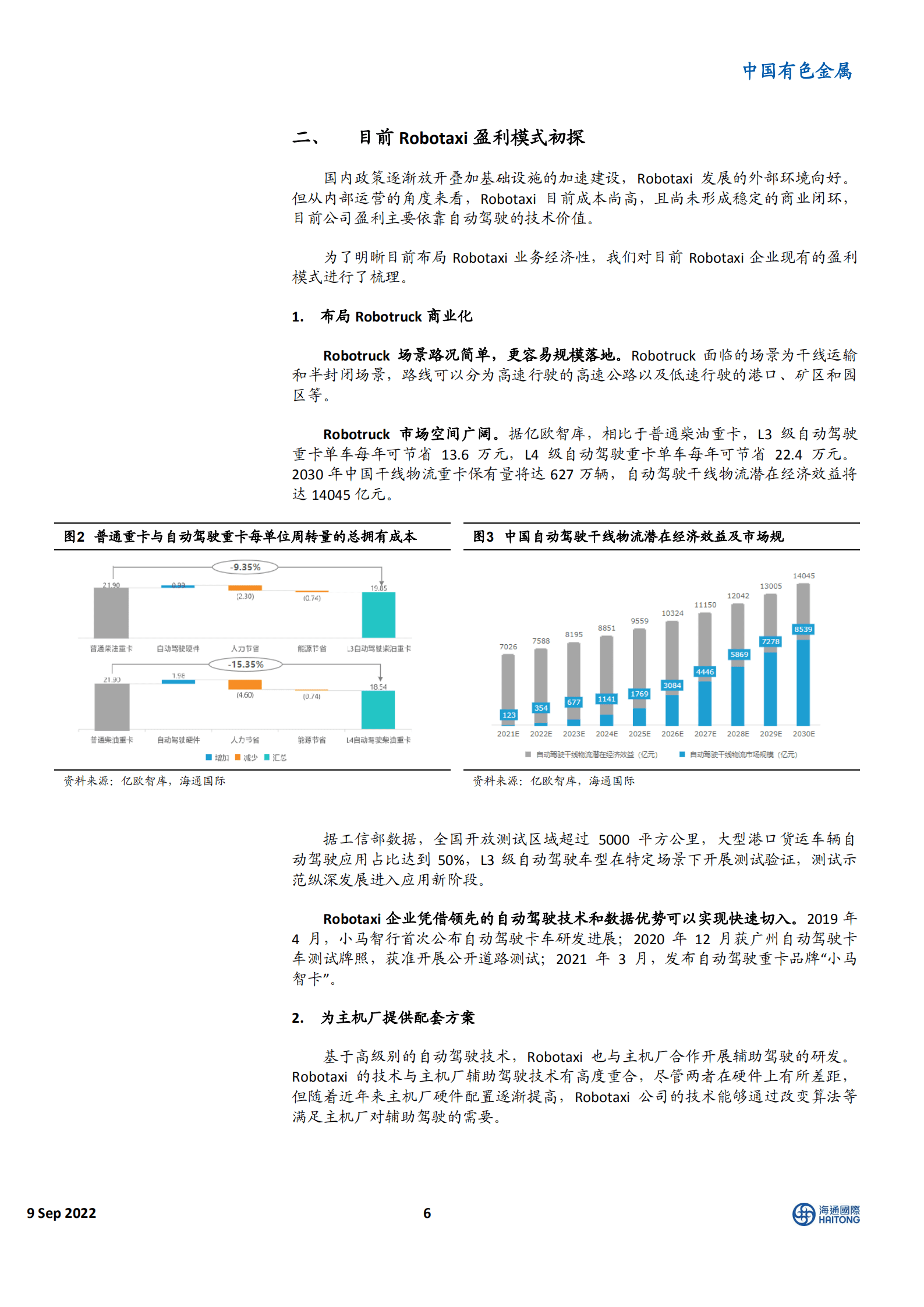 中国有色金属行业：政策试点逐步开启，Robotaxi商业化曙光已现-220909.pdf 第6页