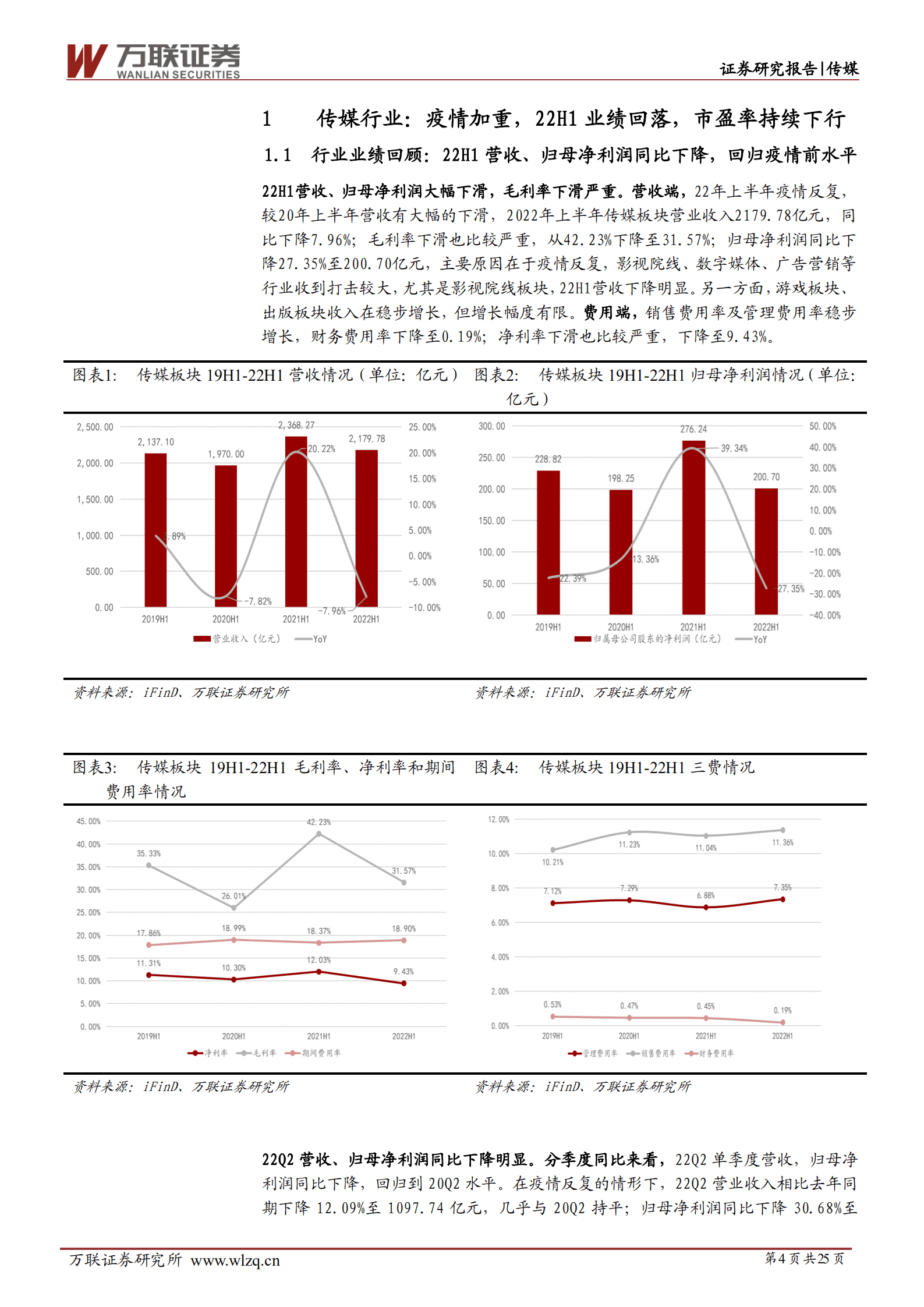 传媒行业深度报告：疫情影响22H1业绩明显下滑，看好后期传媒发展-220908.pdf 第4页