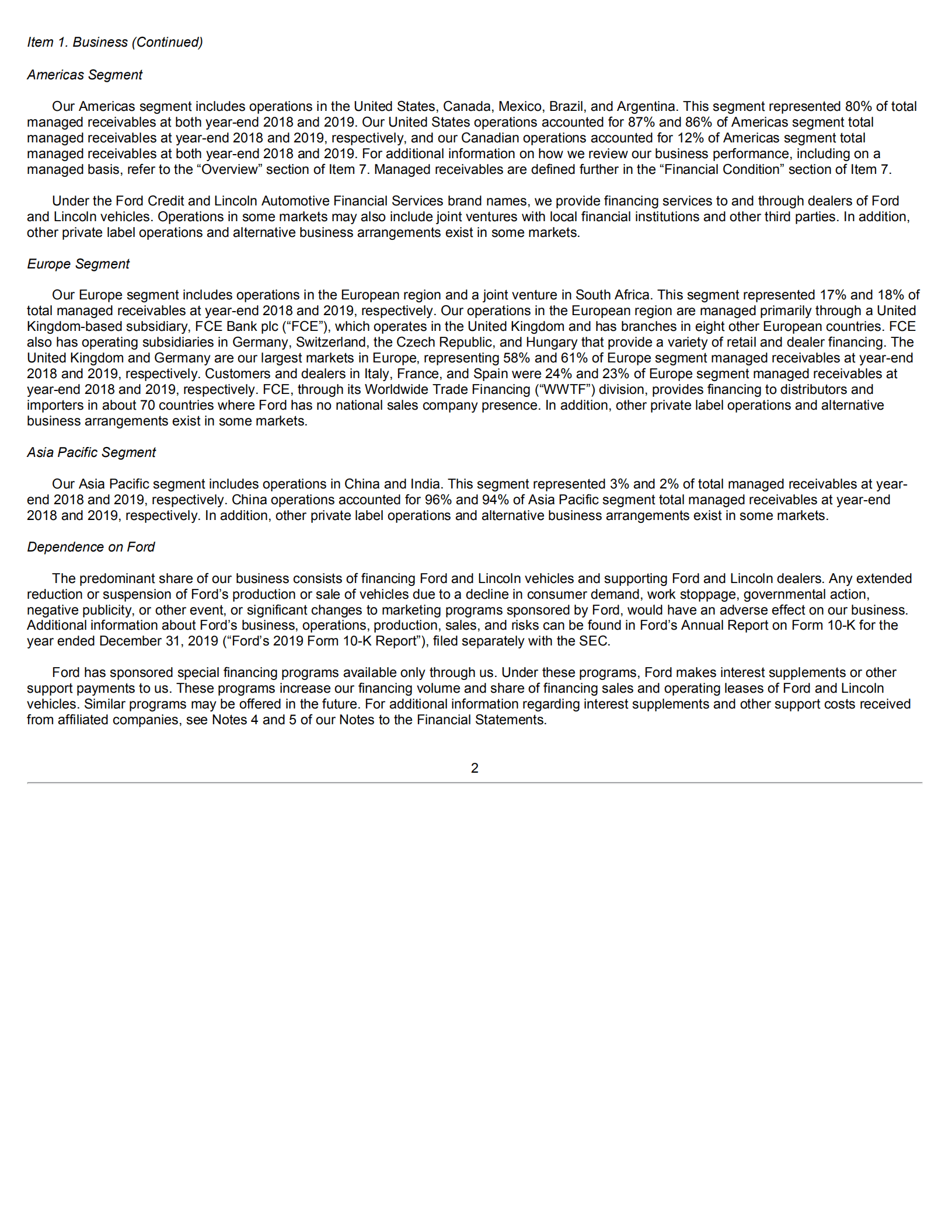 福特汽车公司（FORD MOTOR）2019年年度报告（英文版）.pdf 第6页