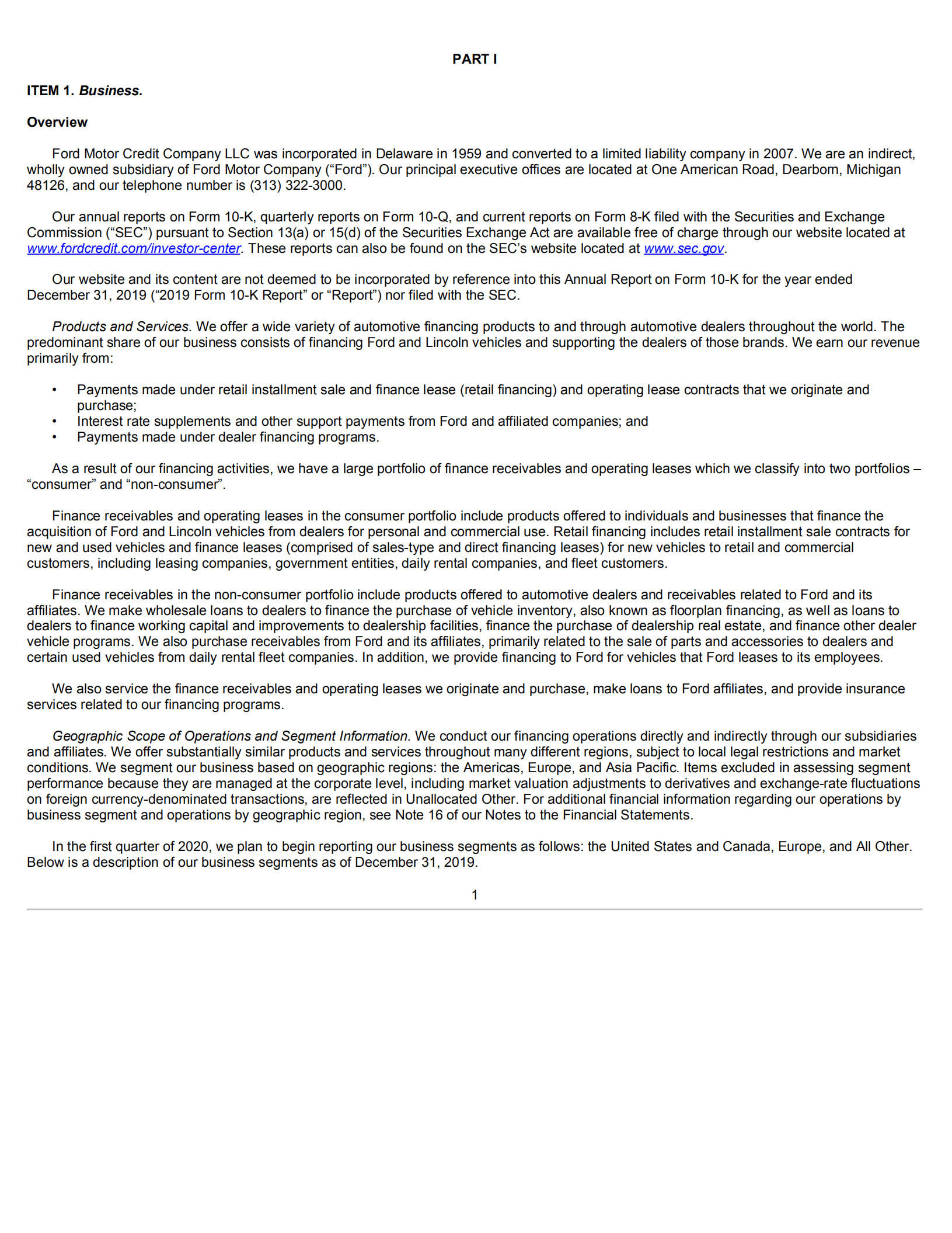 福特汽车公司（FORD MOTOR）2019年年度报告（英文版）.pdf 第5页