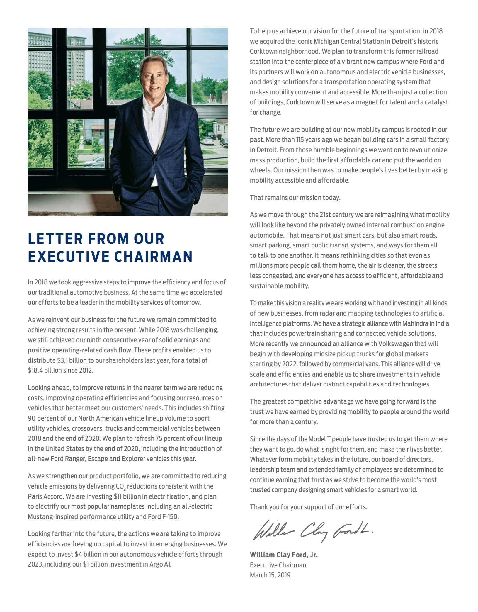 福特汽车公司（FORD MOTOR）2018年年度报告（英文版）.pdf 第3页