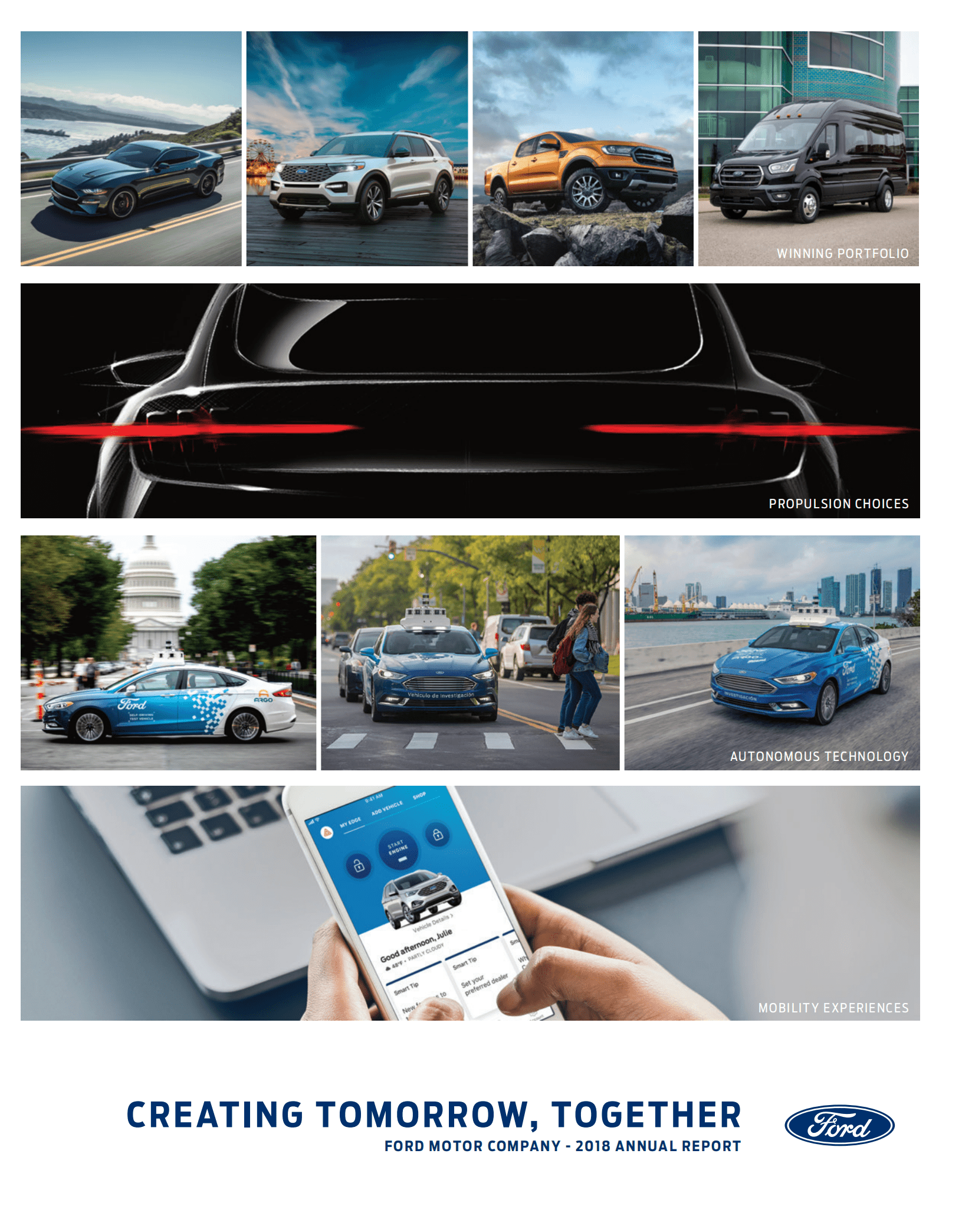 福特汽车公司（FORD MOTOR）2018年年度报告（英文版）.pdf 第1页