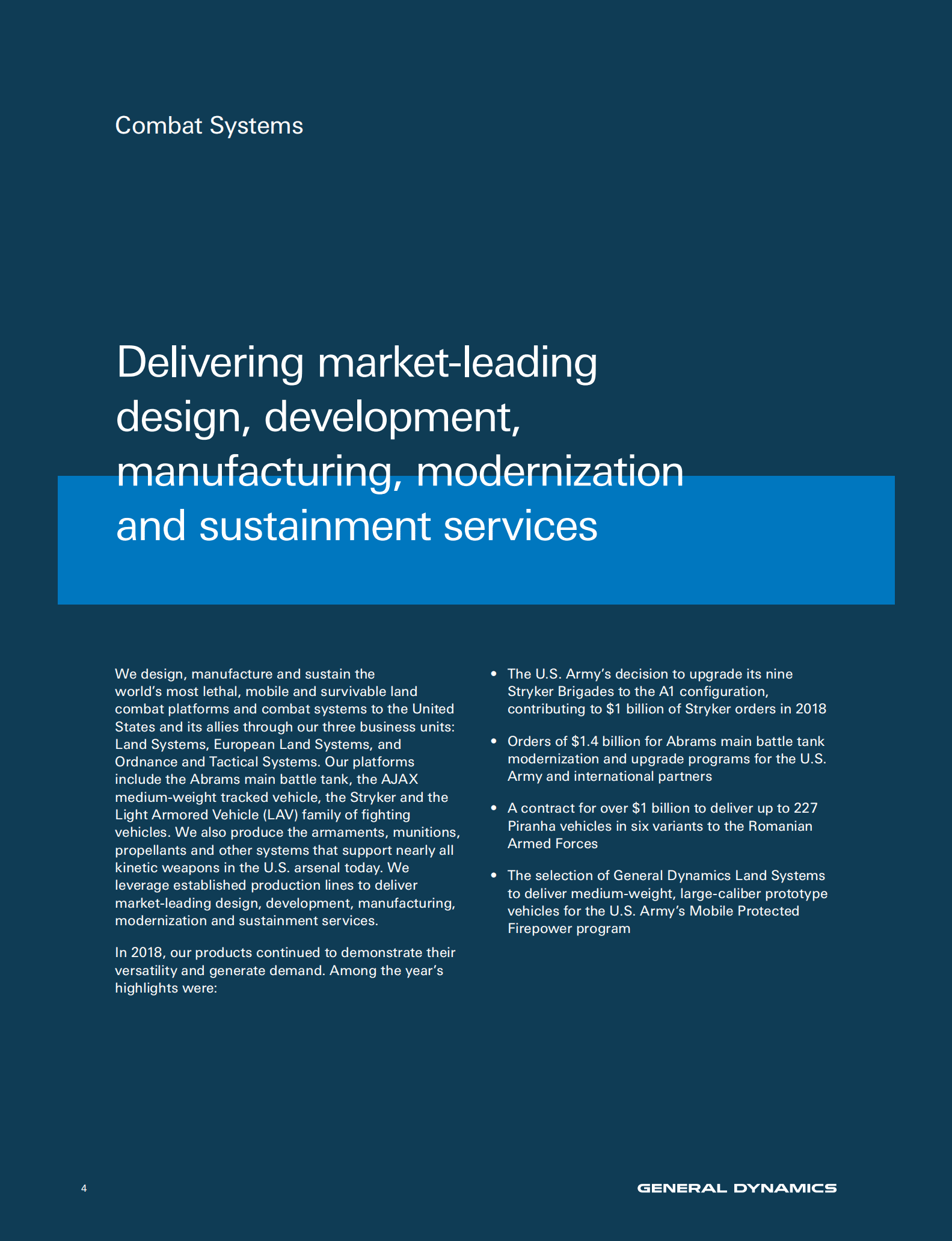 通用动力（GENERAL DYNAMICS）2018年年度报告（英文版）.PDF 第6页