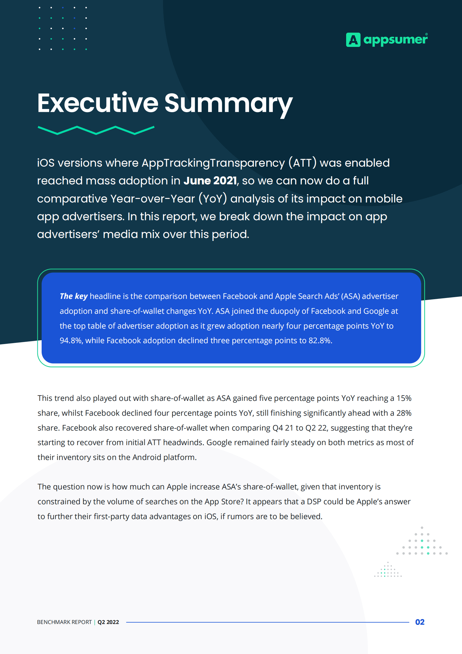 Appsumer：2022年第二季度移动广告基准报告（英文版）.pdf 第2页