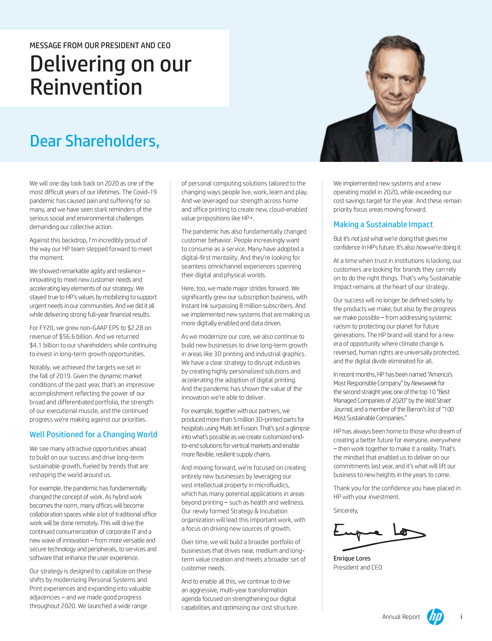 惠普公司（HP）2020年年度报告（英文版）.pdf 第3页