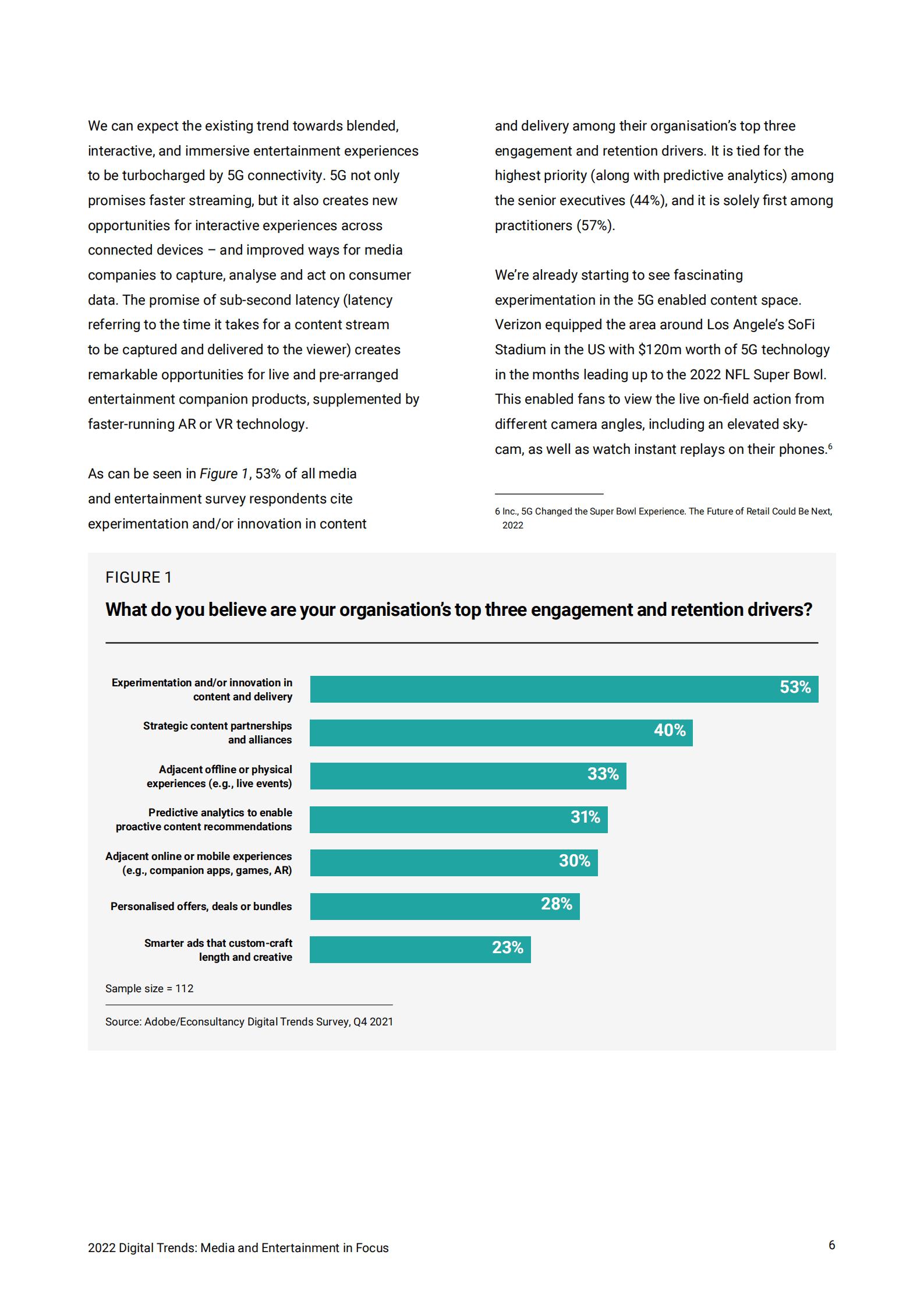 Adobe：2022年媒体及娱乐行业数字化趋势报告（英文版）.pdf 第6页