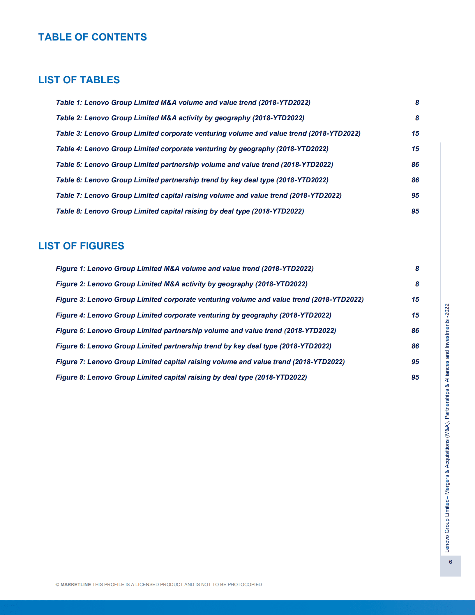 MarketLine：联想集团有限公司并购、联盟与投资分析报告（英文版）.pdf 第6页