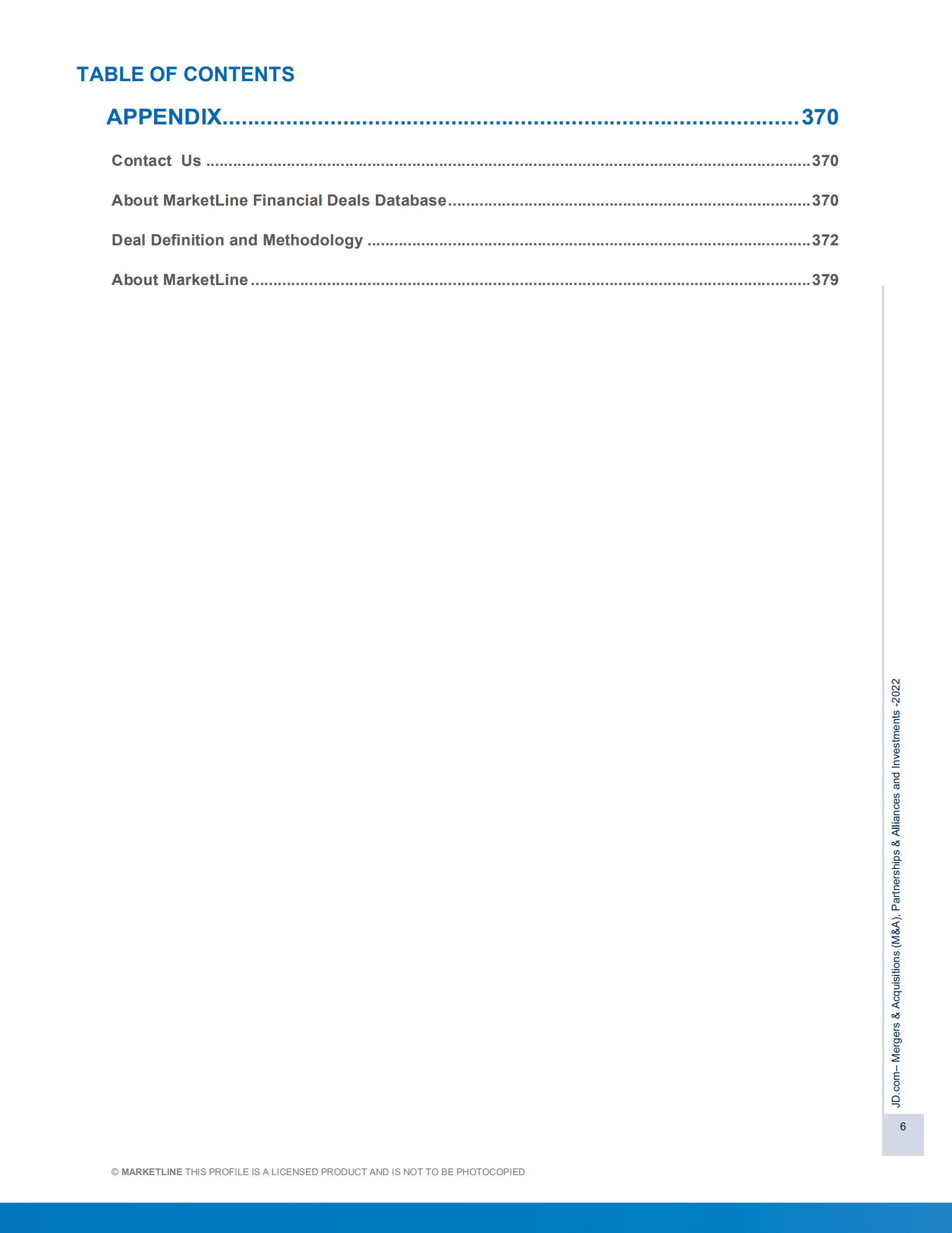MarketLine：京东集团并购、联盟与投资分析报告（英文版）.pdf 第6页