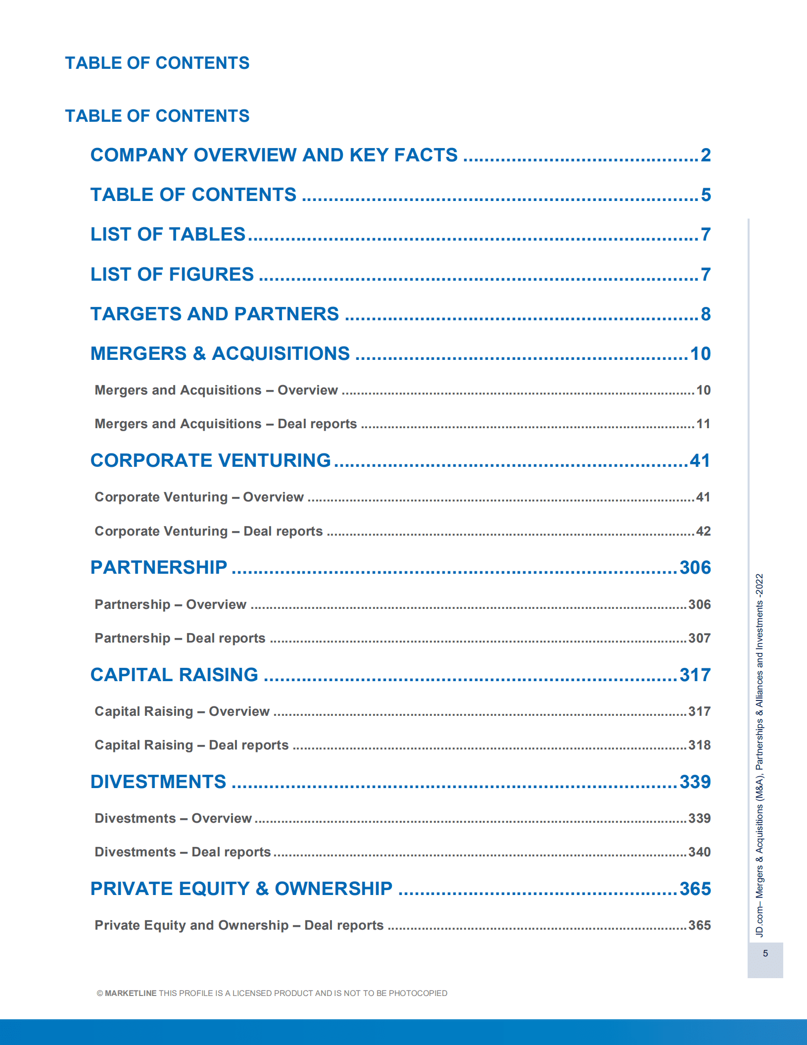 MarketLine：京东集团并购、联盟与投资分析报告（英文版）.pdf 第5页