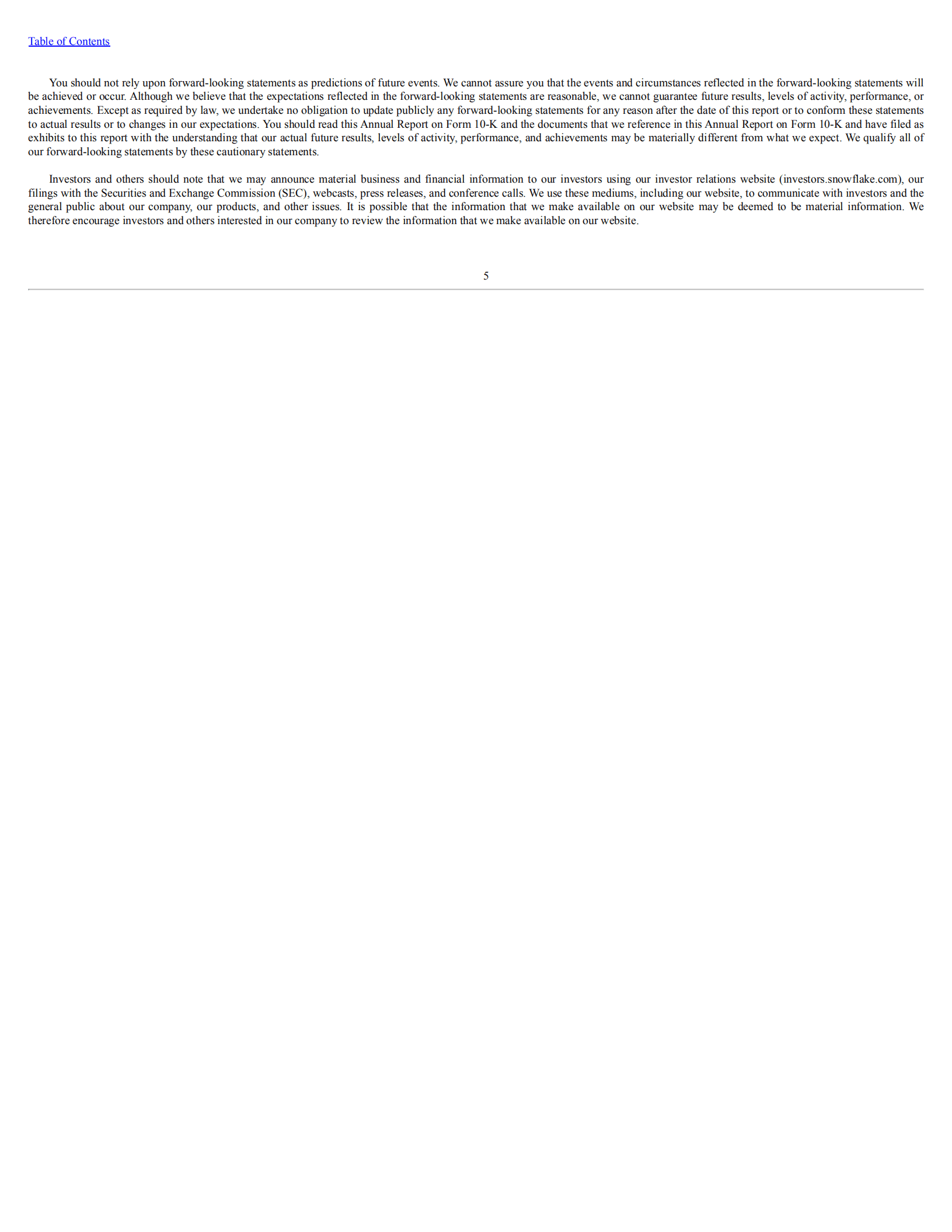 Snowflake2022财年年度报告（英文版）.pdf 第4页