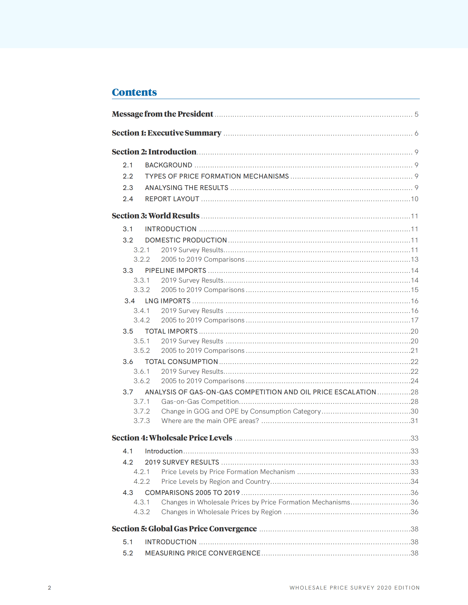 国际气体联盟（IGU）：2020年批发天然气价格调查报告（英文版）.pdf 第2页