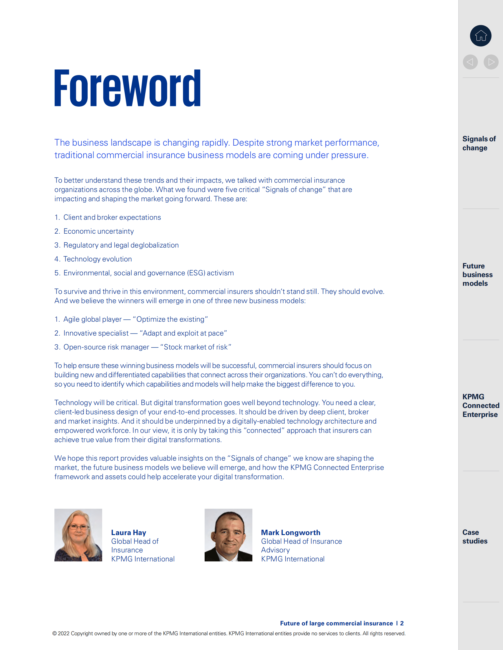 毕马威（KPMG）：大型商业保险的未来（英文版）.pdf 第2页