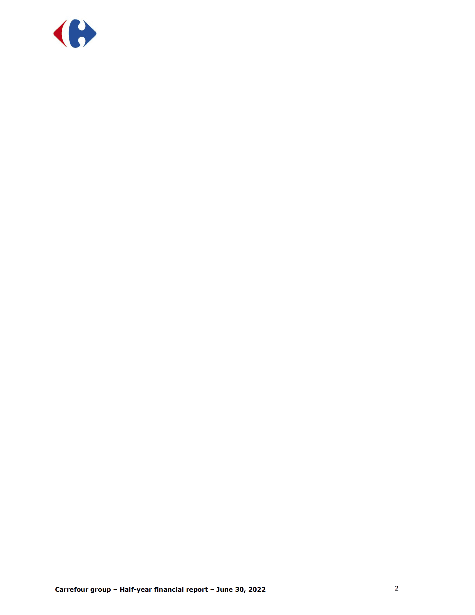 家乐福（CARREFOUR）2022年半年度报告（英文版）.pdf 第2页