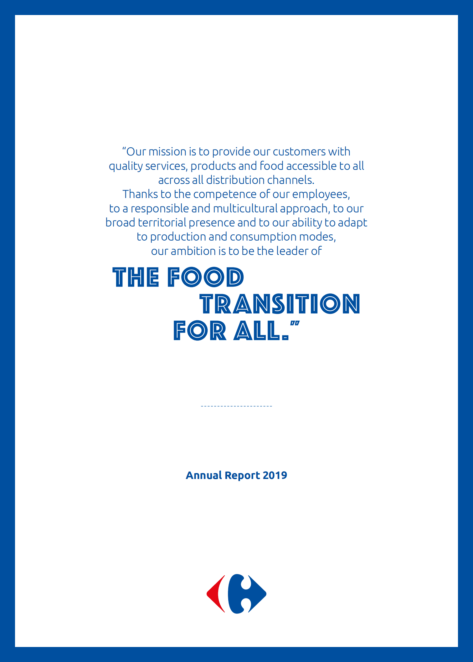 家乐福（CARREFOUR）2019年年度报告（英文版）.pdf 第1页
