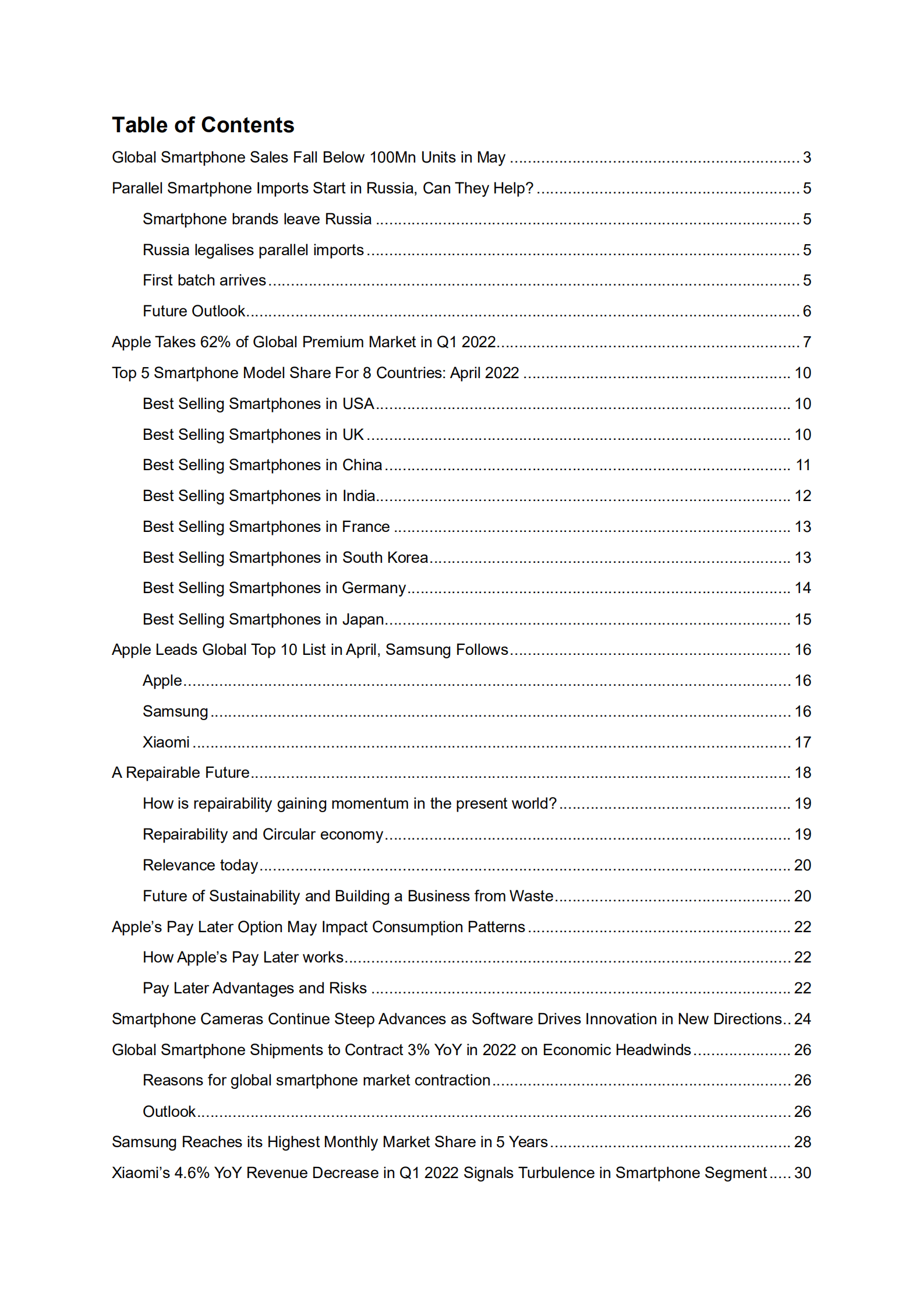Counterpoint Research：2022年第二季度全球智能手机市场分析报告（英文版）.pdf 第2页