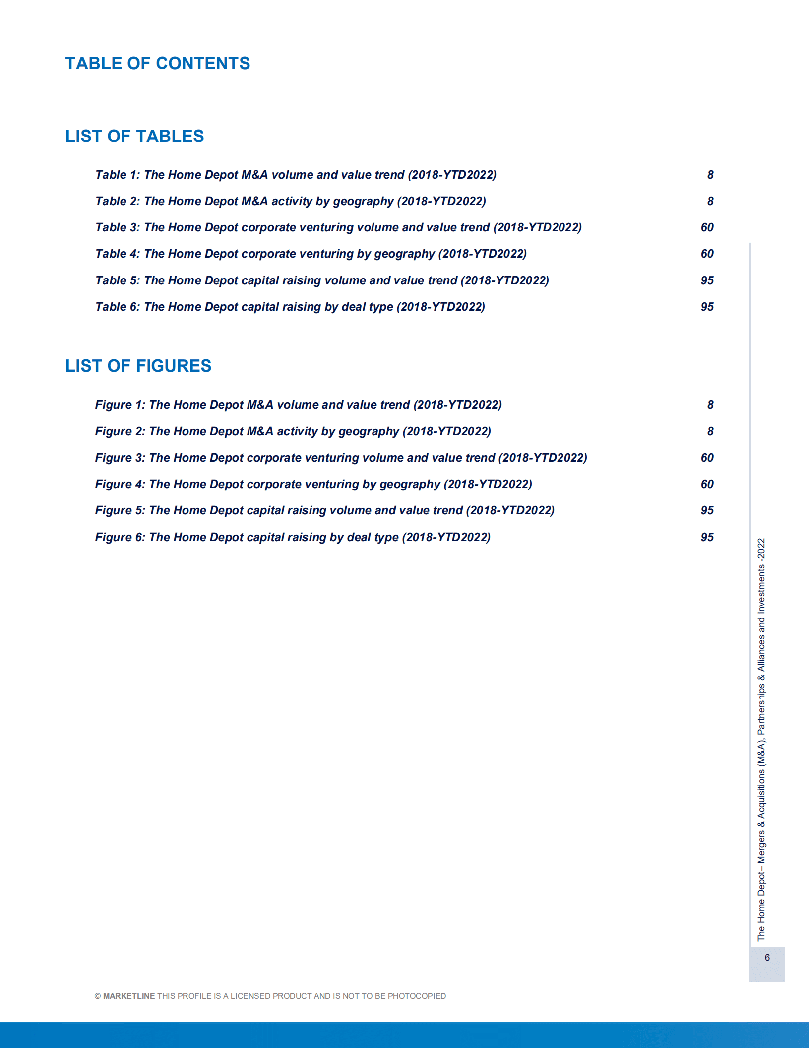 MarketLine：家得宝（HOME DEPOT）并购、联盟与投资分析报告（英文版）.pdf 第6页