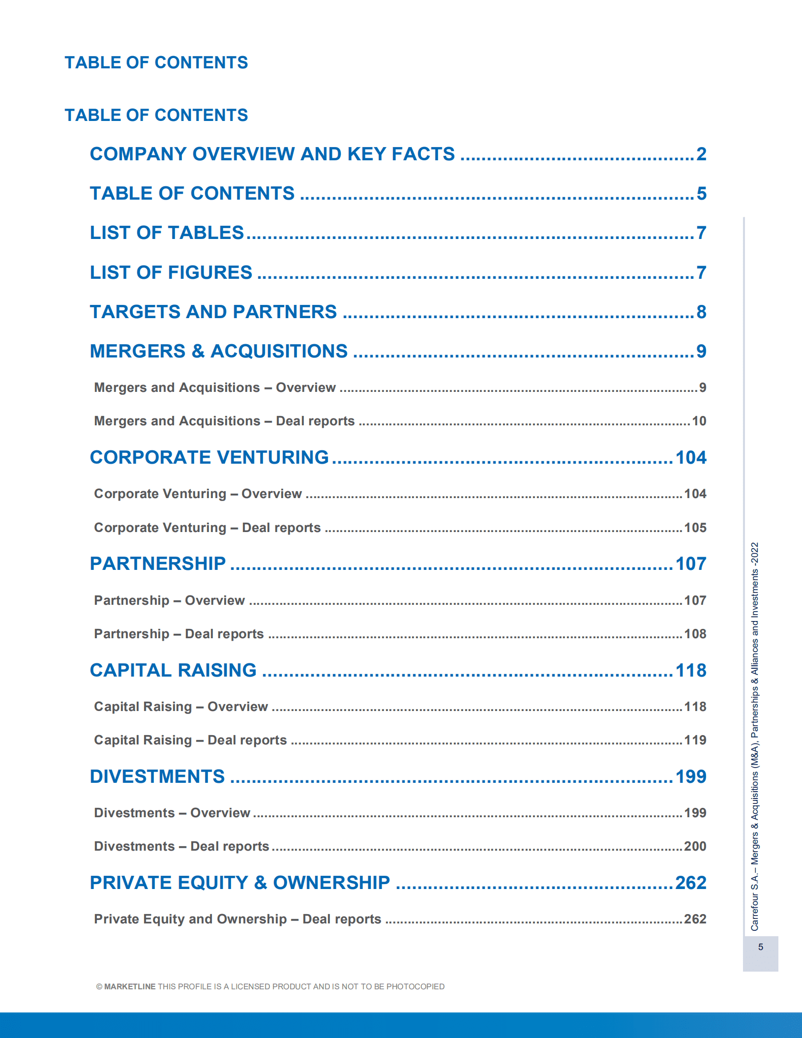 MarketLine：家乐福公司并购、联盟与投资分析报告（英文版）.pdf 第5页