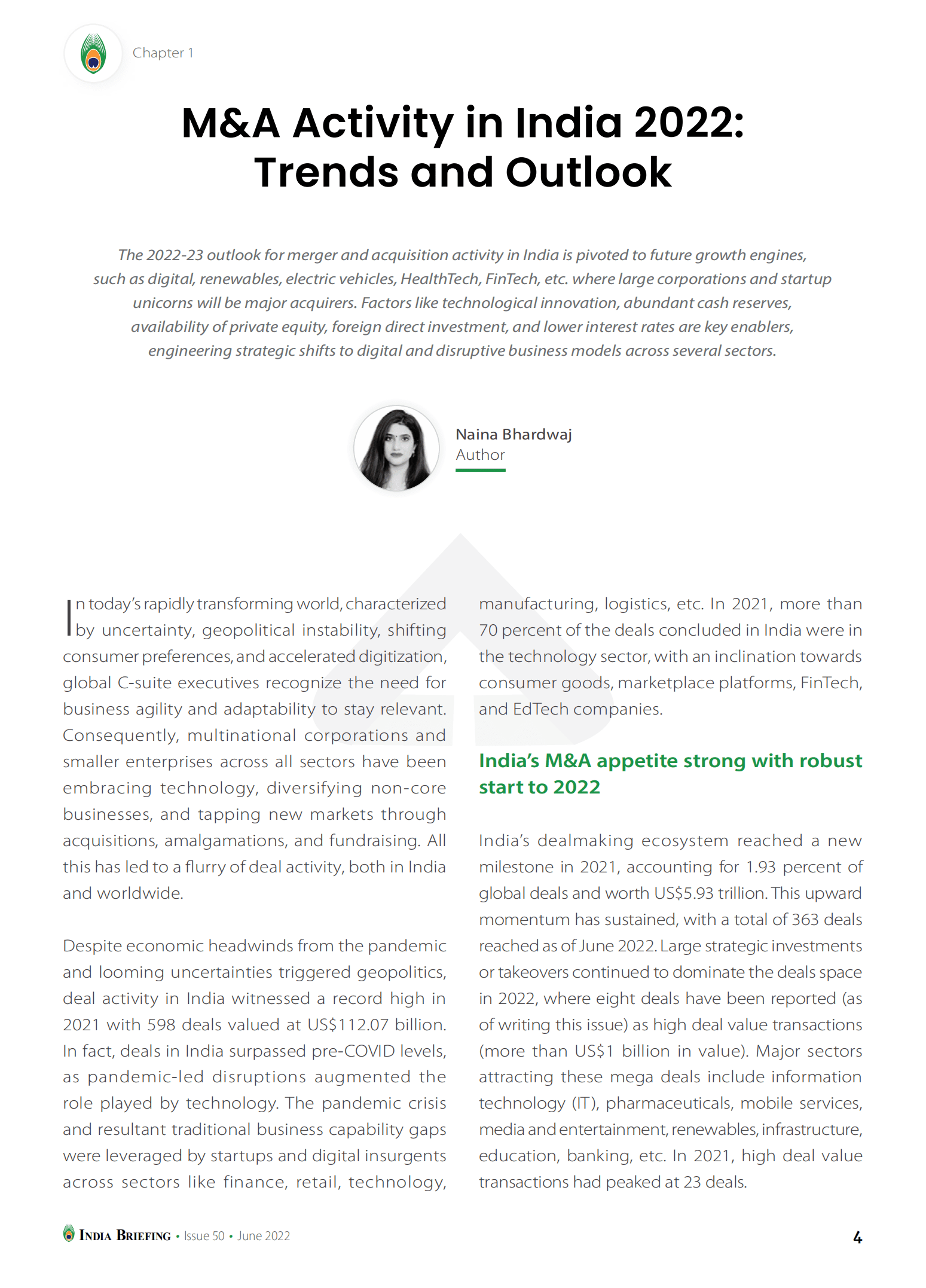 Dezan Shira & Associates：2022年印度并购市场报告（英文版）.pdf 第4页