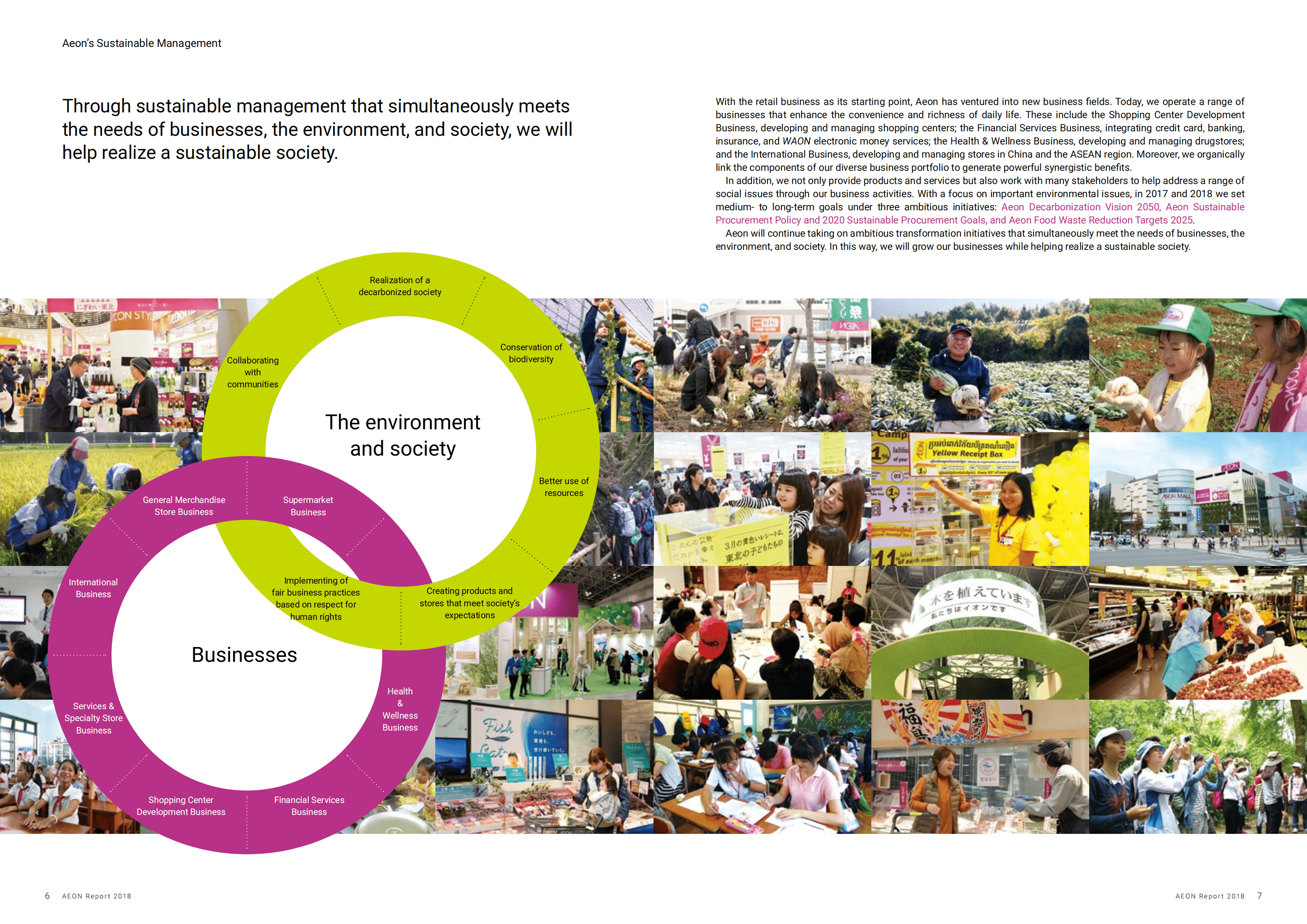 日本永旺集团（AEON）2018财年年度报告（英文版）.pdf 第5页