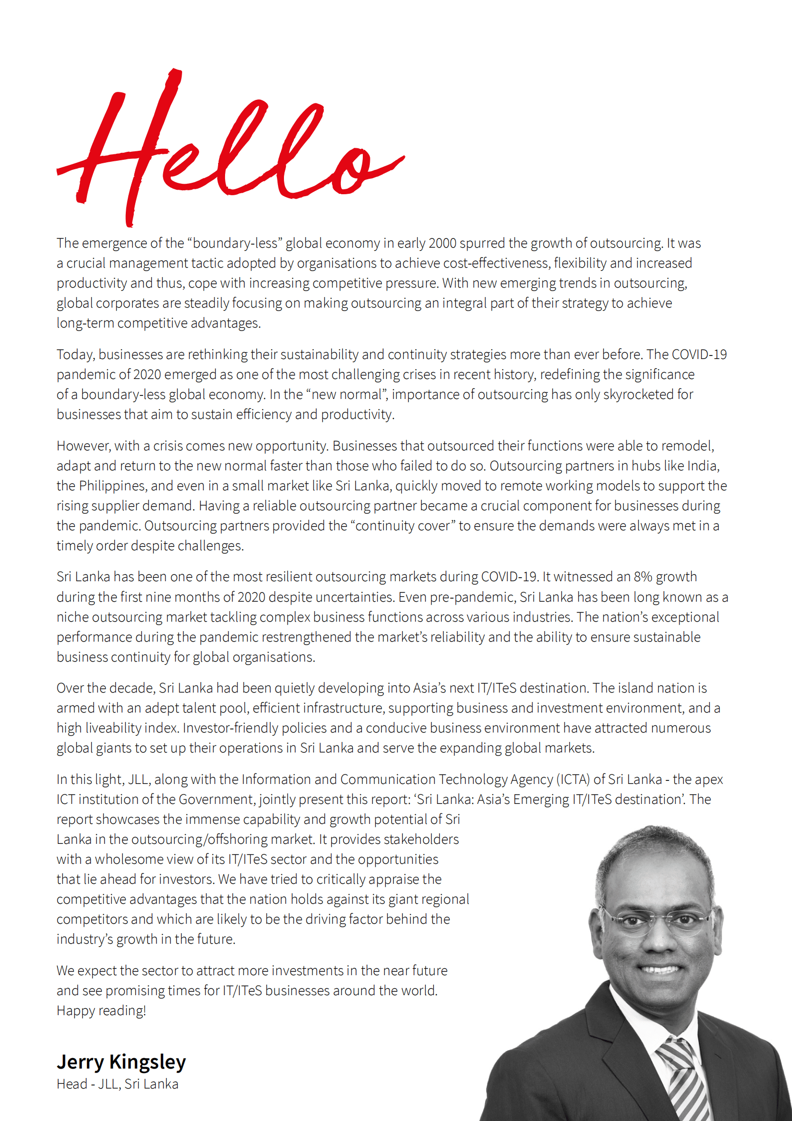 仲量联行 & 斯里兰卡信息和通信技术局（ICTA）：斯里兰卡-亚洲新兴IT目的地（英文版）.pdf 第2页