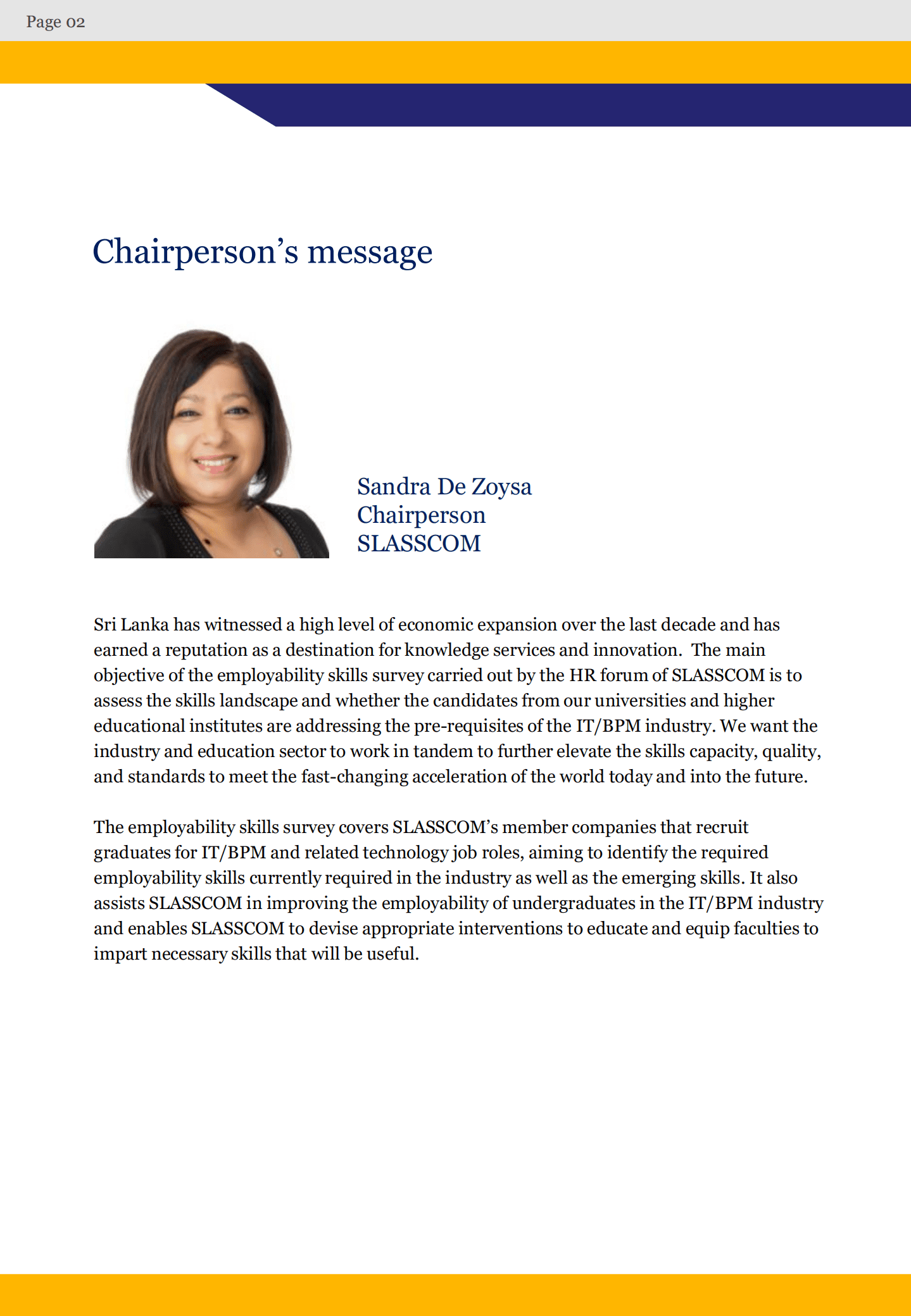 Slasscom：2021年斯里兰卡信息技术与业务流程管理（IT-BPM）行业就业技能调查报告（英文版）.pdf 第3页