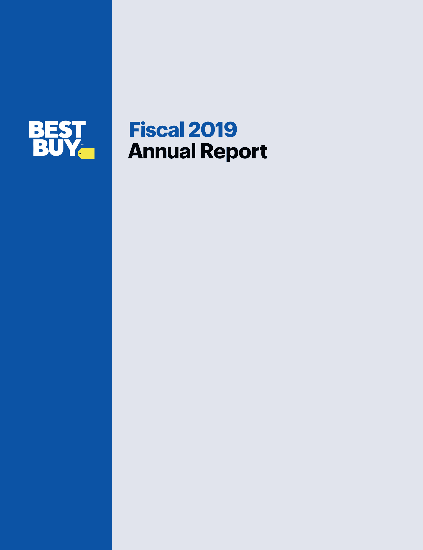 百思买（BEST BUY）2019财年年度报告（英文版）.pdf 第1页