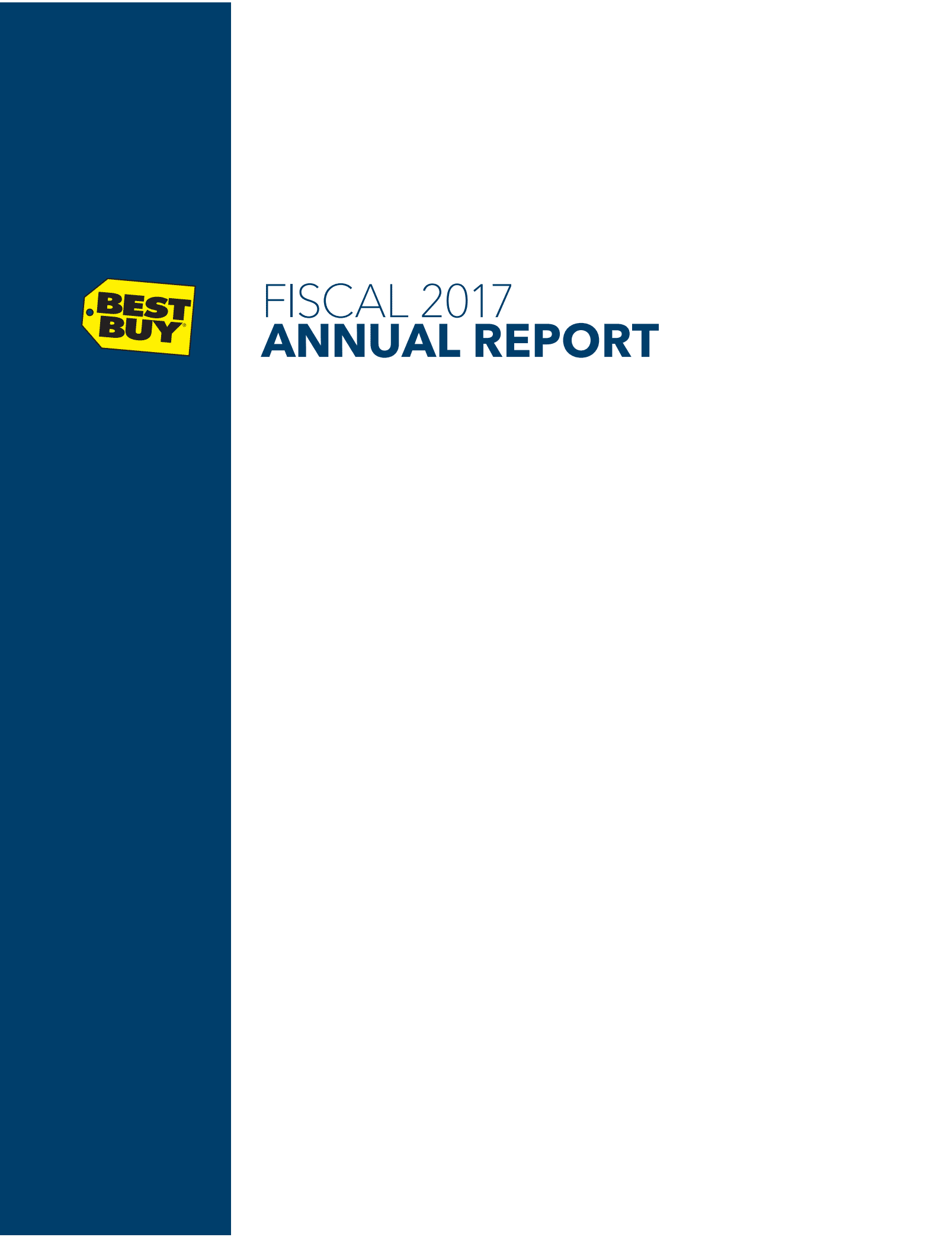百思买（BEST BUY）2017财年年度报告（英文版）.pdf 第1页