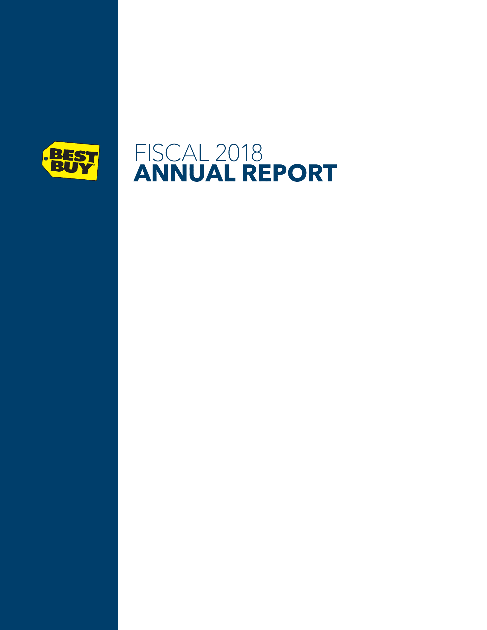 百思买（BEST BUY）2018财年年度报告（英文版）.pdf 第1页
