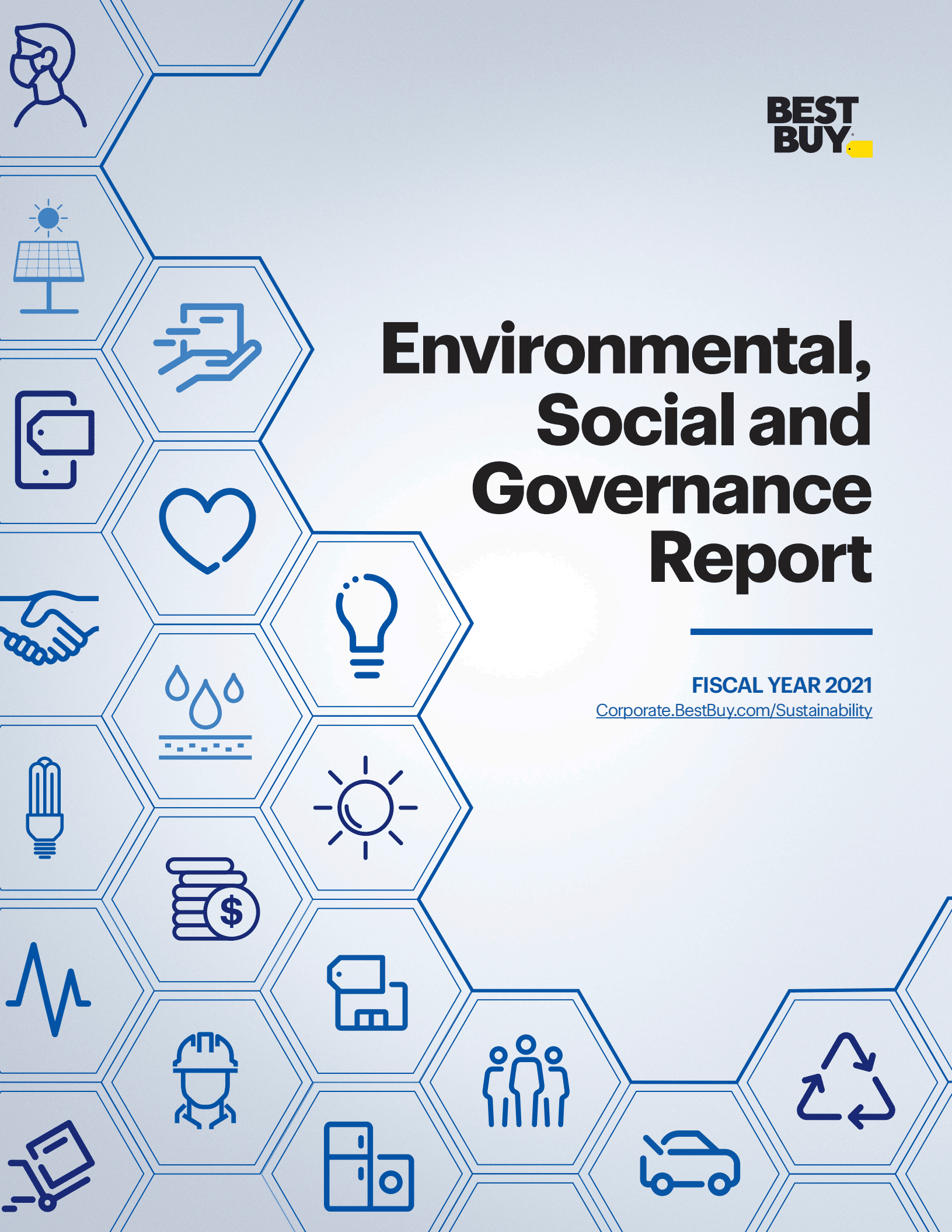 百思买（BEST BUY）2021财年环境、社会和治理（ESG）报告（英文版）.pdf 第1页