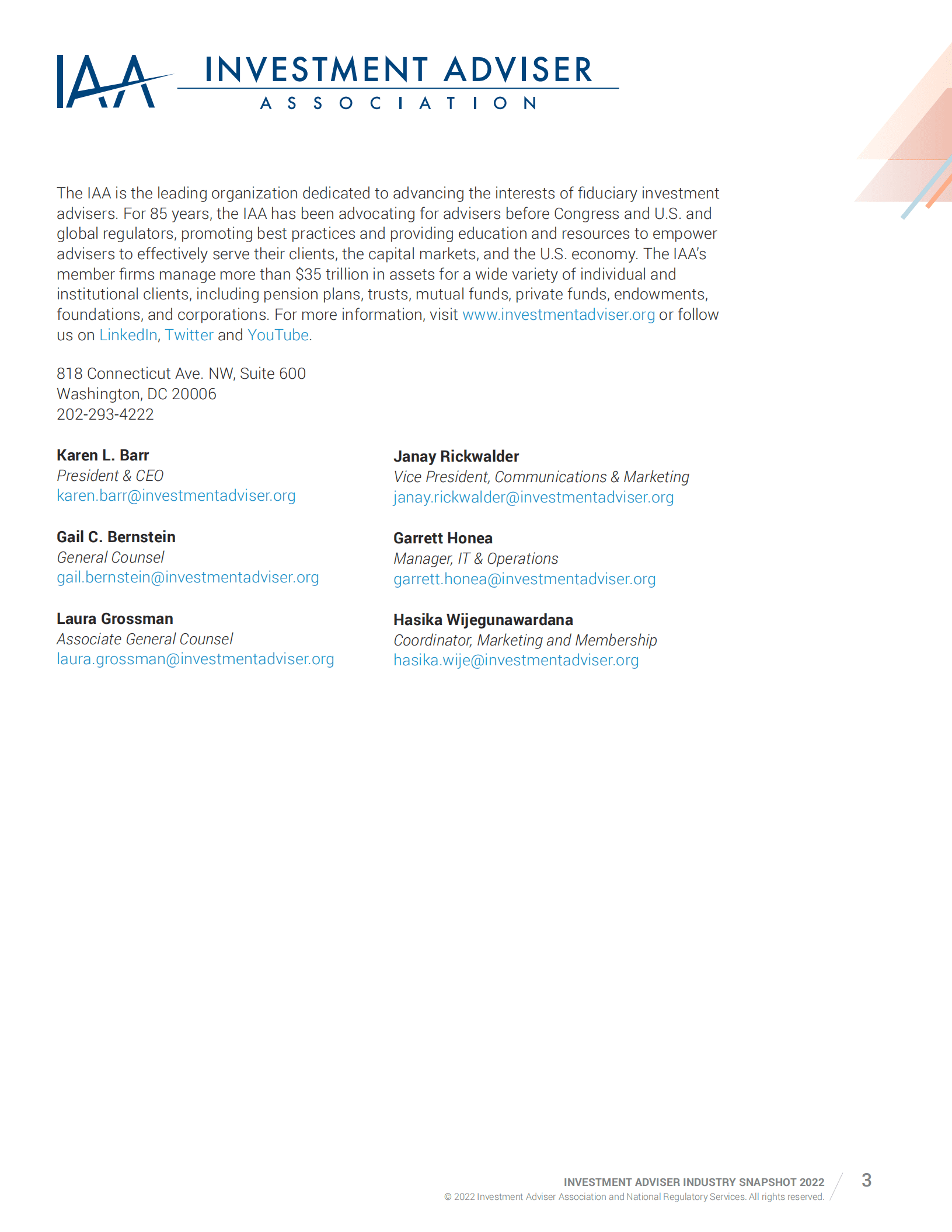 美国投资顾问协会（IAA）：2022年美国投资顾问行业简述报告（英文版）.pdf 第3页