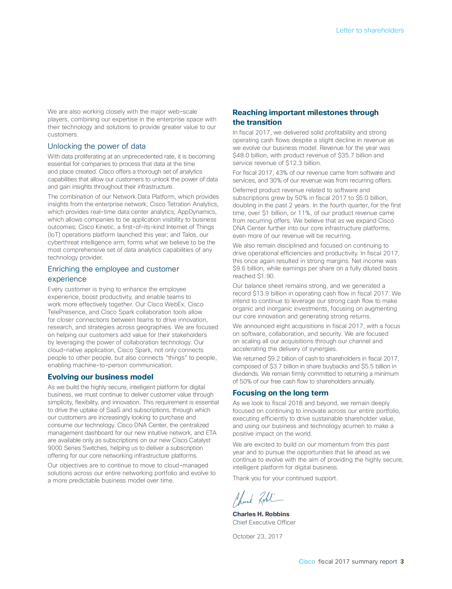 思科公司（CISCO SYSTEMS）2017年年度报告（英文版）.PDF 第5页